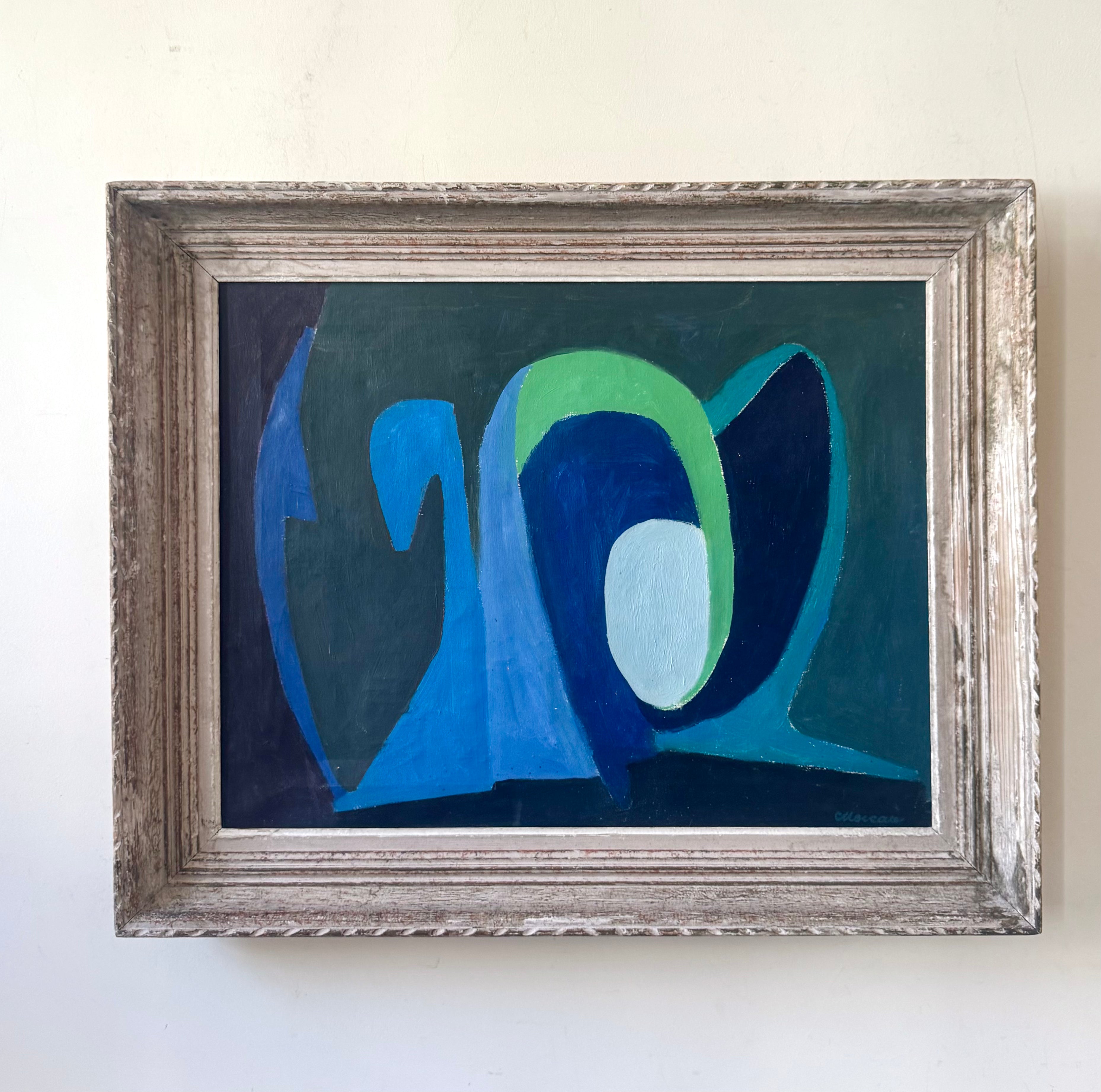 Blue and Green Abstract