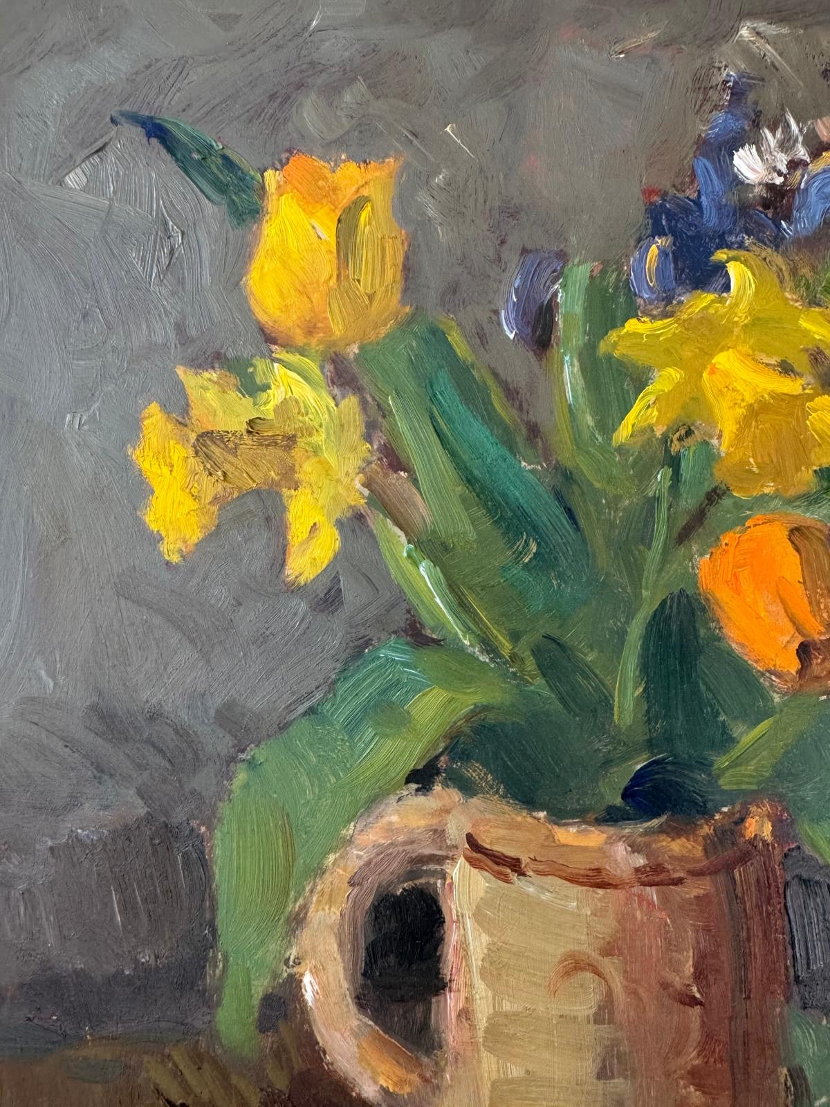 Still Life with Fruit and Daffodils