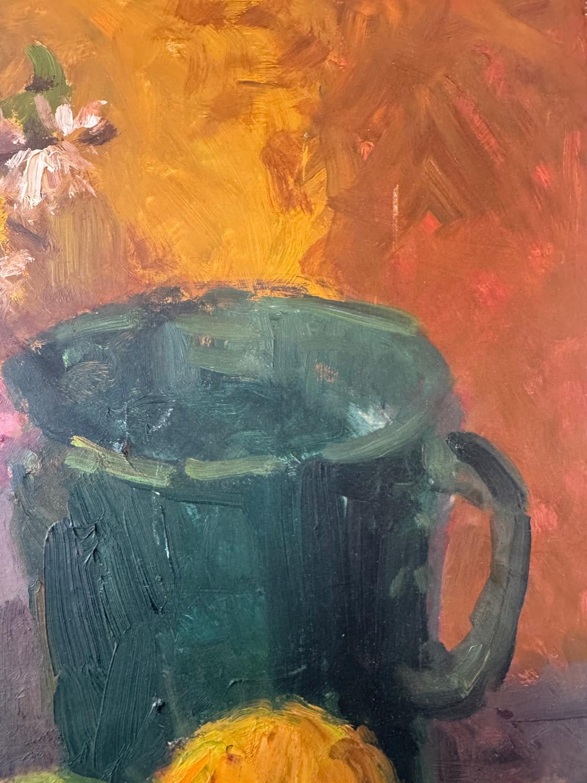 Still Life with Fruit and Daffodils