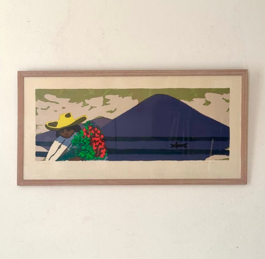 Flowers by the Mountain