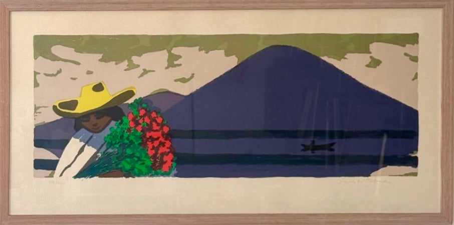 Flowers by the Mountain