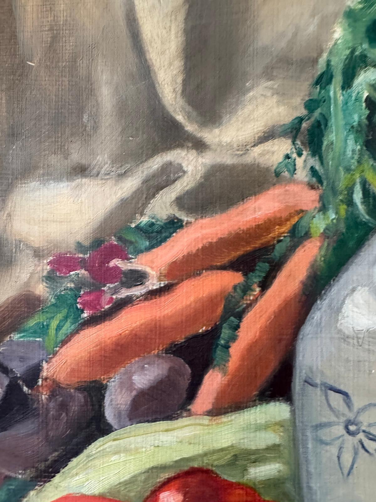 Kitchen Still Life with Carrots