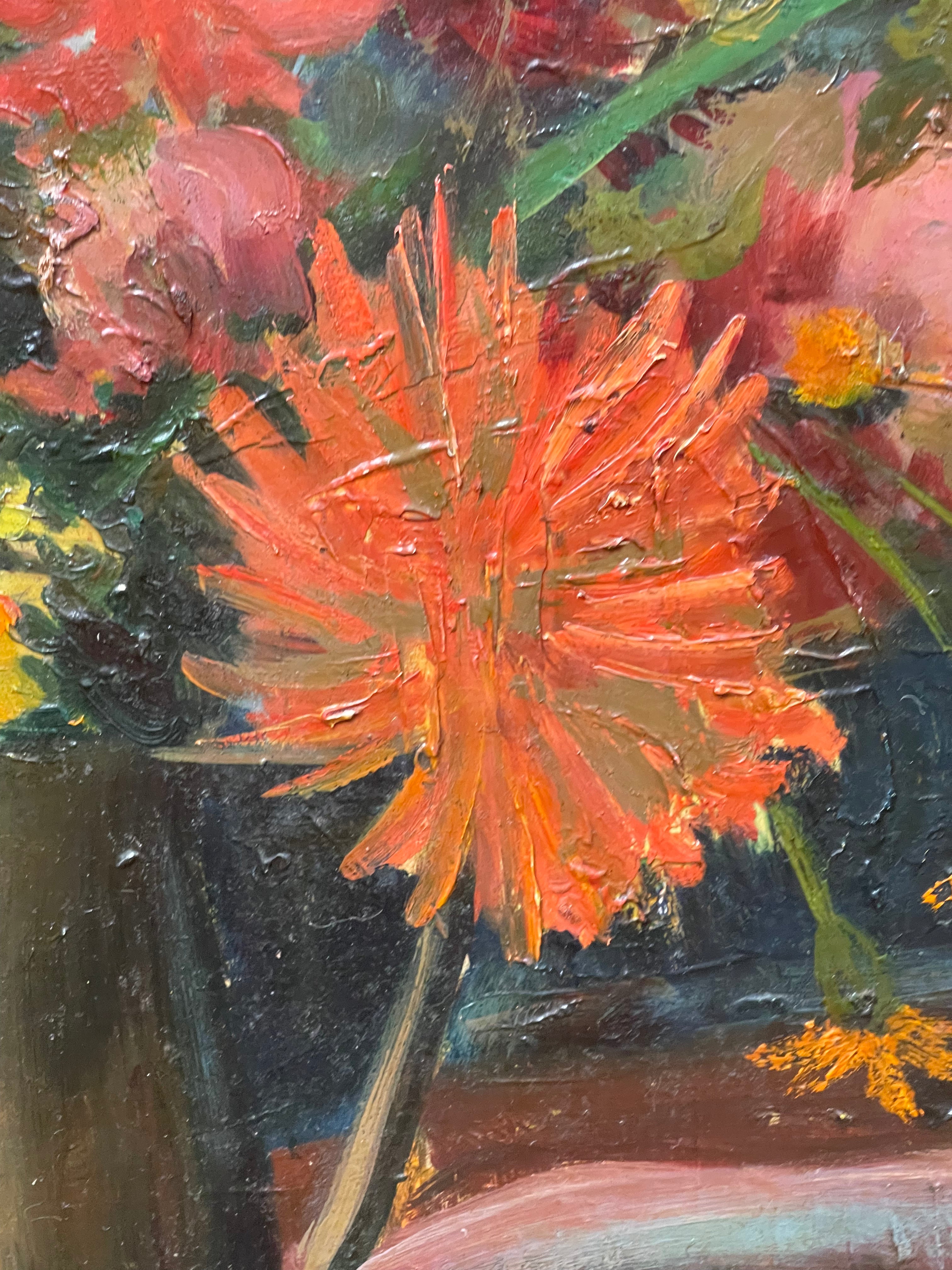 Red Dahlias