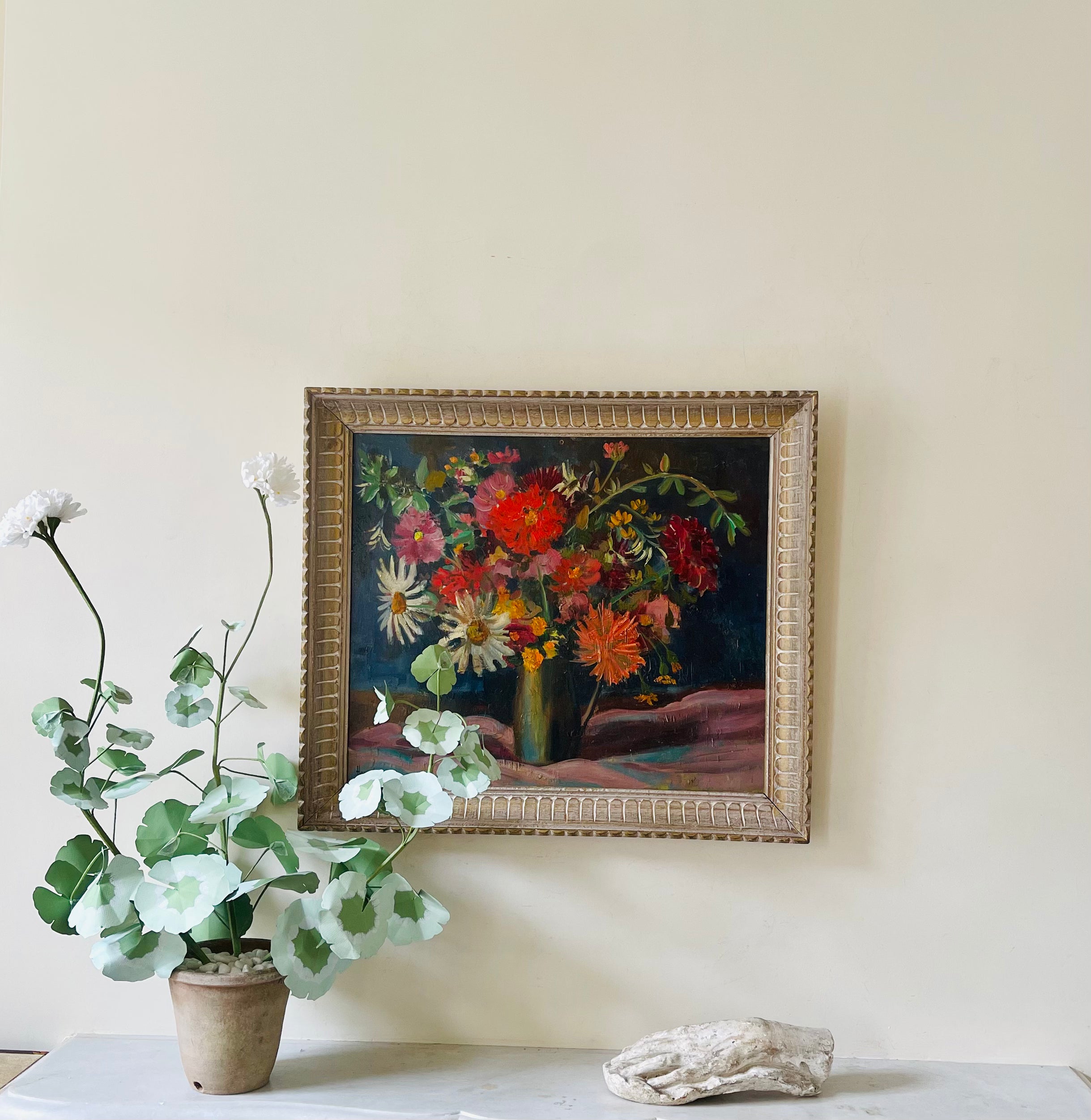 Red Dahlias