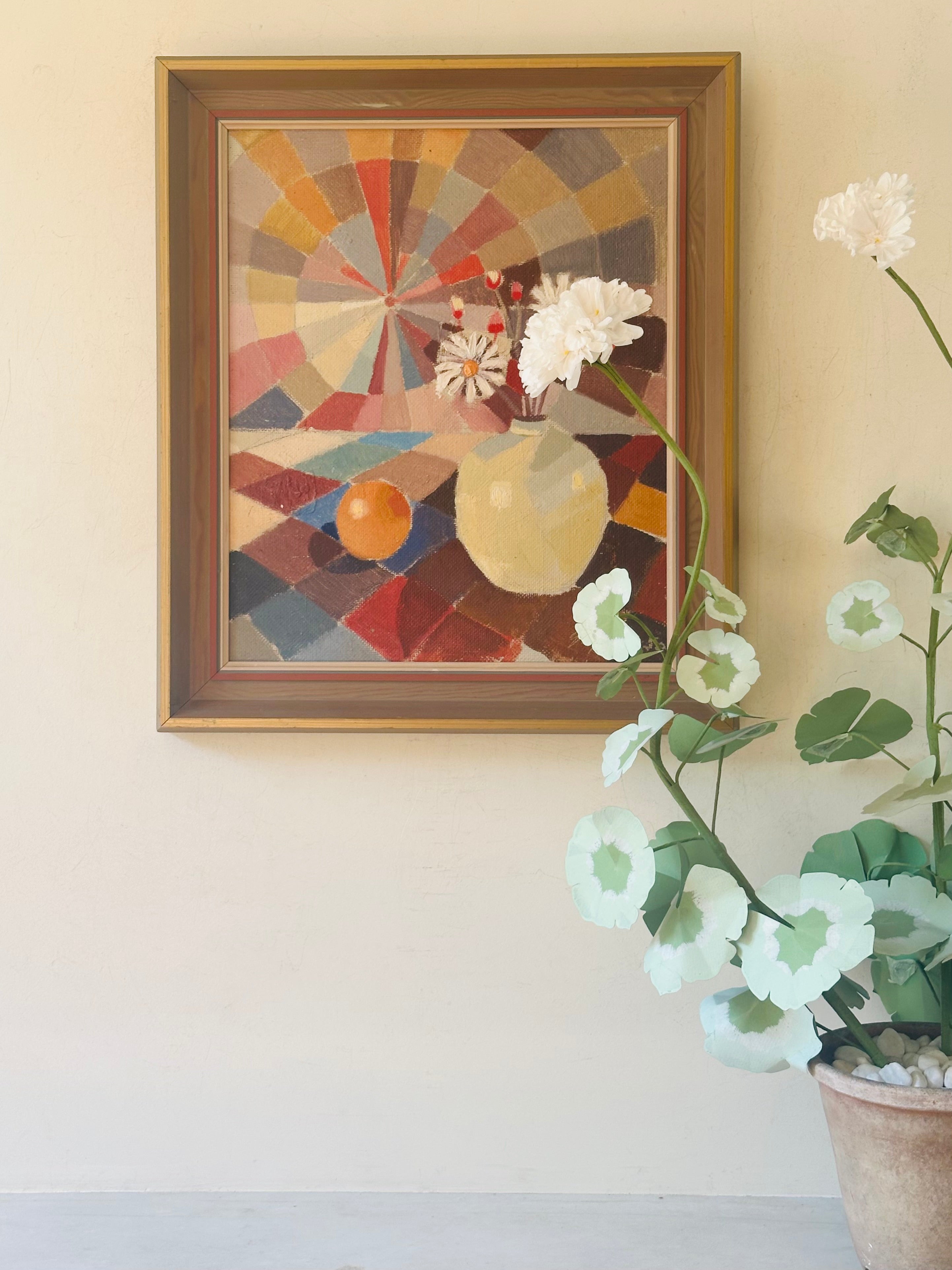 Orange and Flowers ON HOLD PLEASE EMAIL FOR WAITLIST