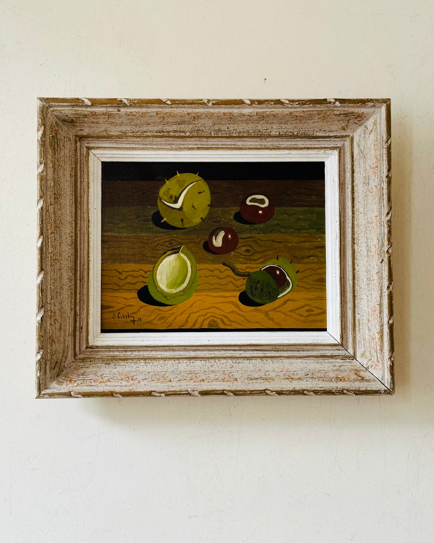 Conkers in Vintage French Frame