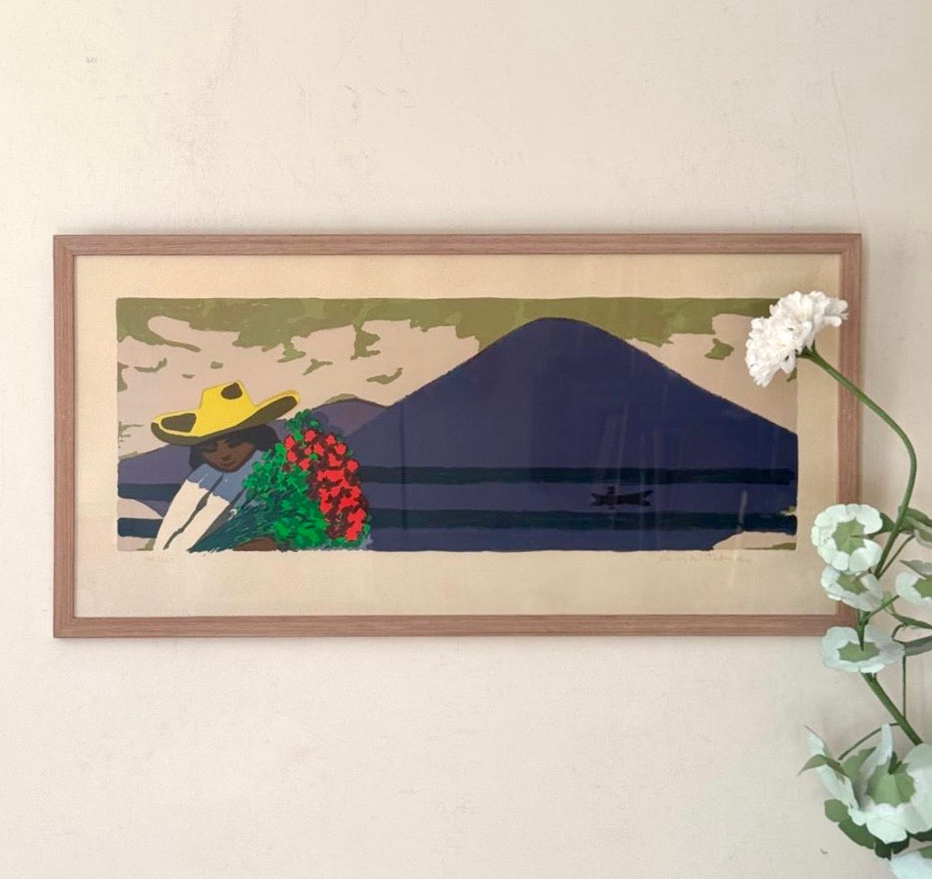 Flowers by the Mountain