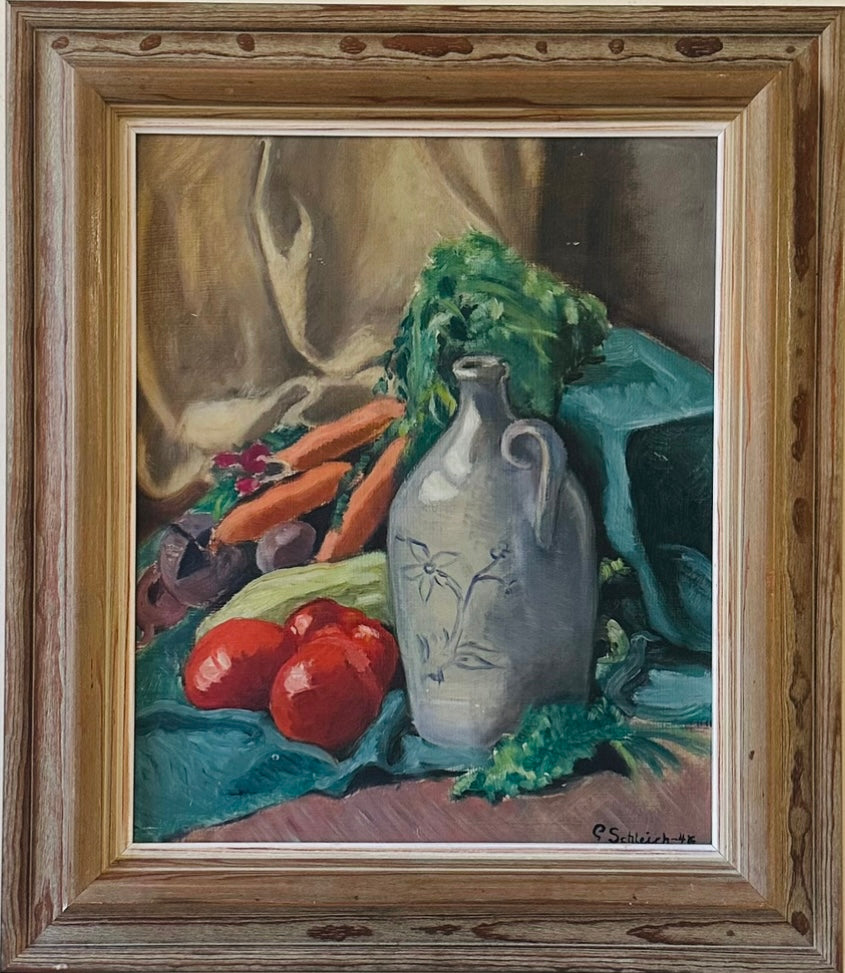 Kitchen Still Life with Carrots
