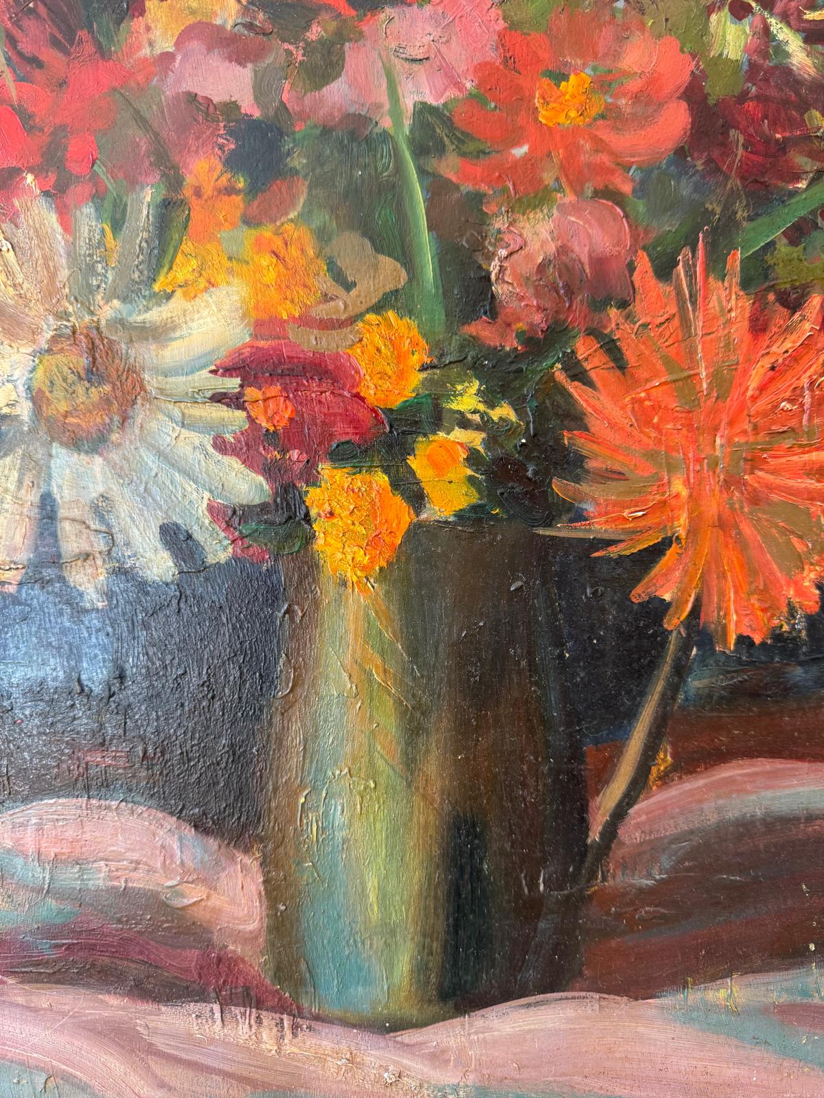 Red Dahlias