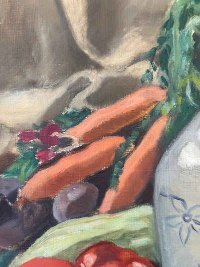 Kitchen Still Life with Carrots