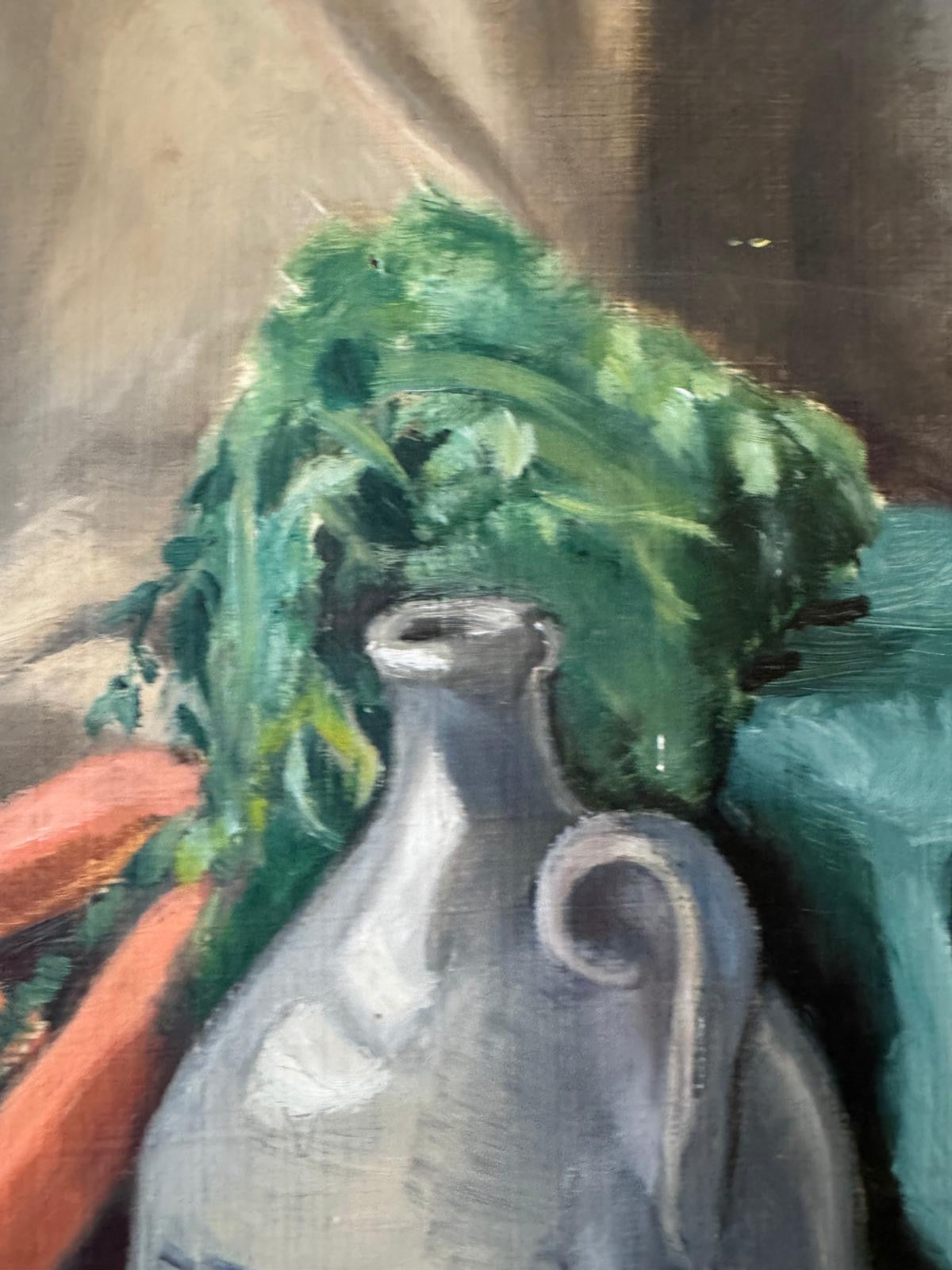 Kitchen Still Life with Carrots