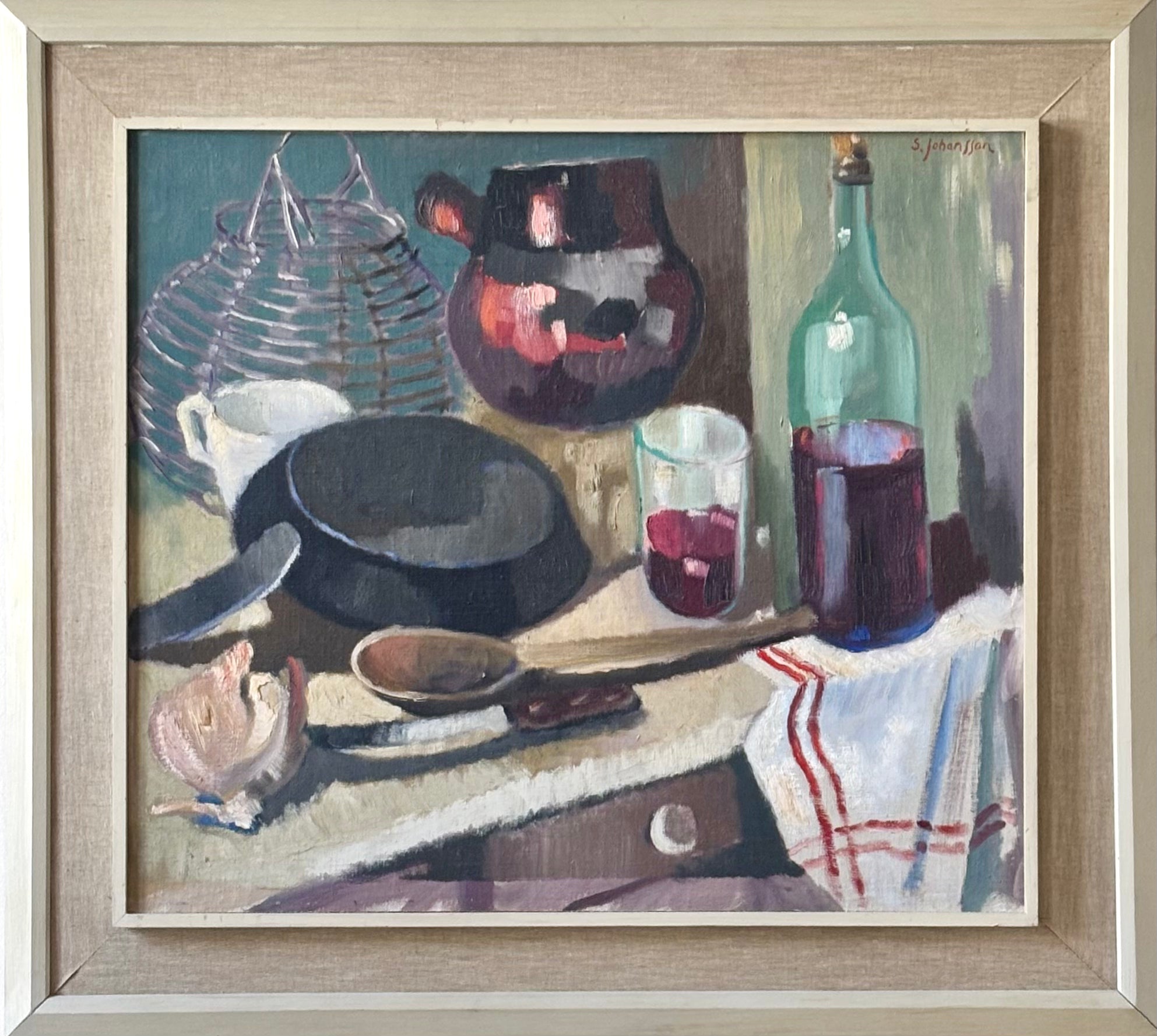Still Life with Wine