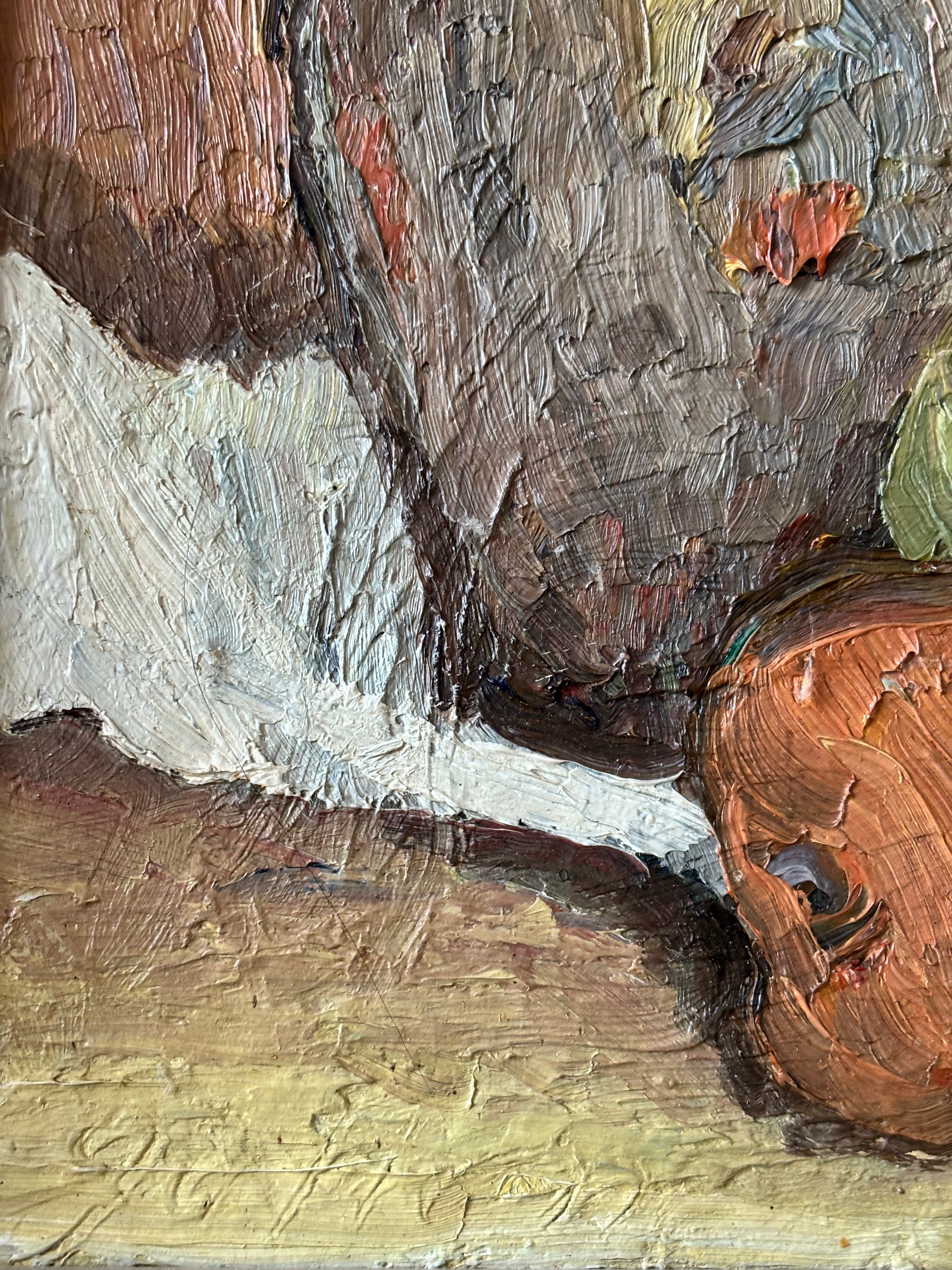 Still Life with Pears and Jug