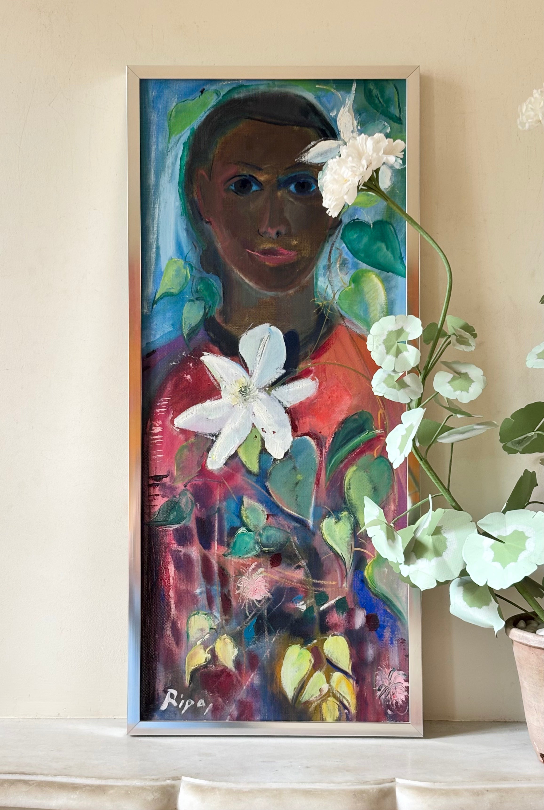 Girl with Flowers
