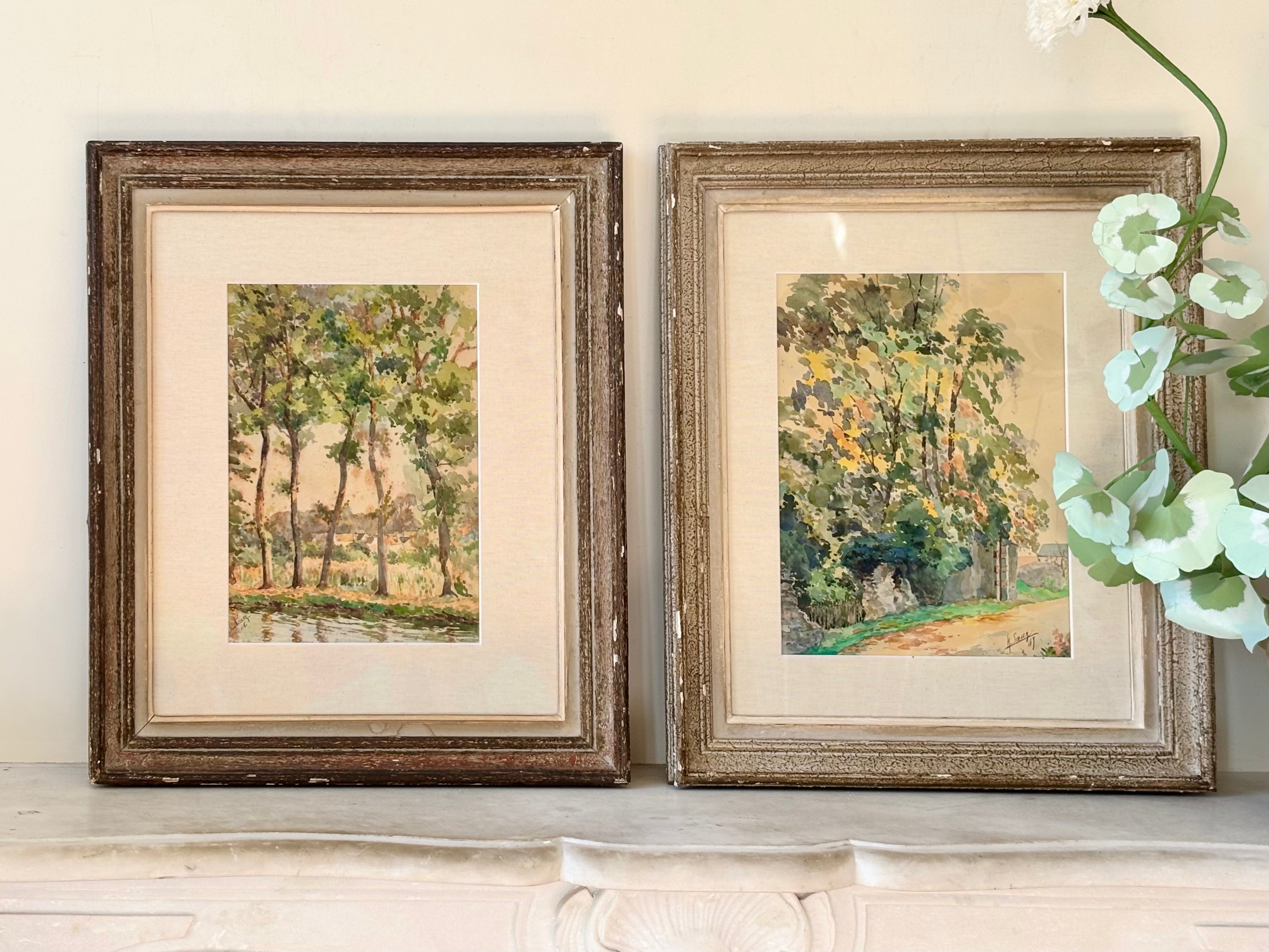 Watercolour Trees