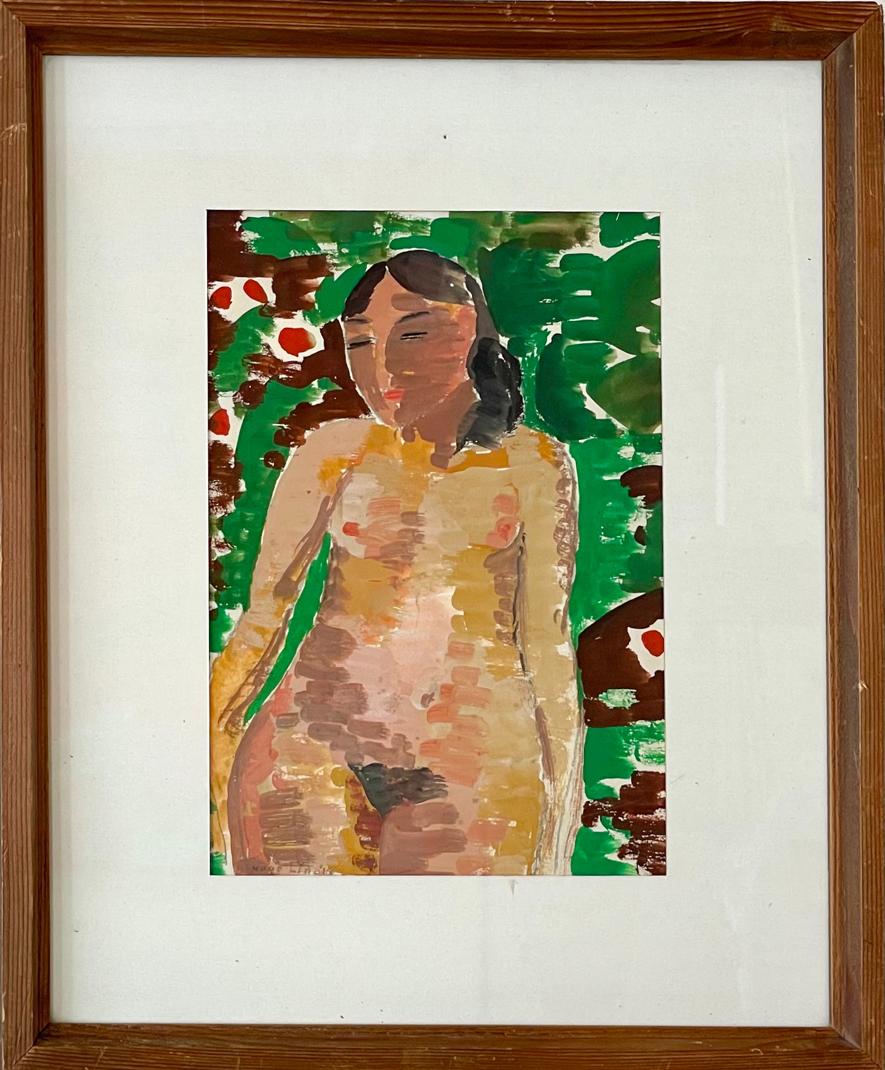 Nude on Green