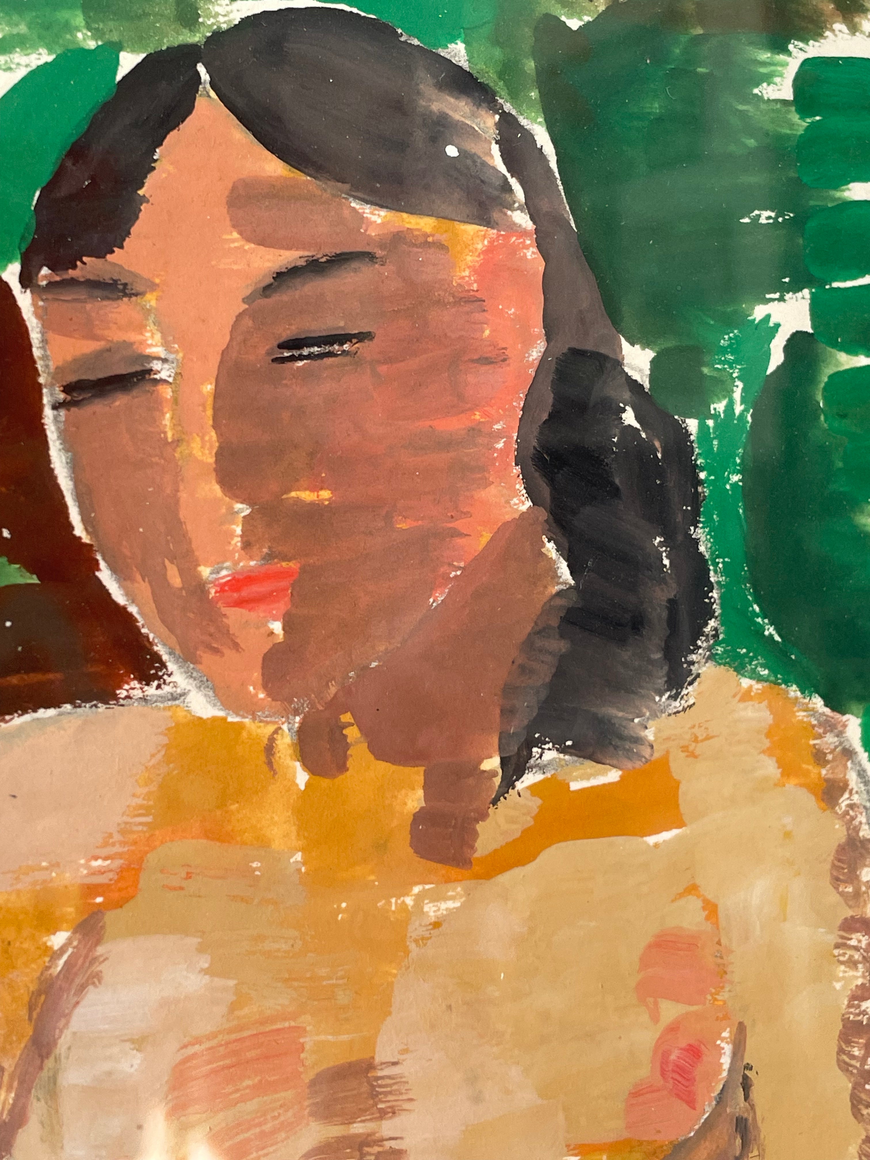 Nude on Green