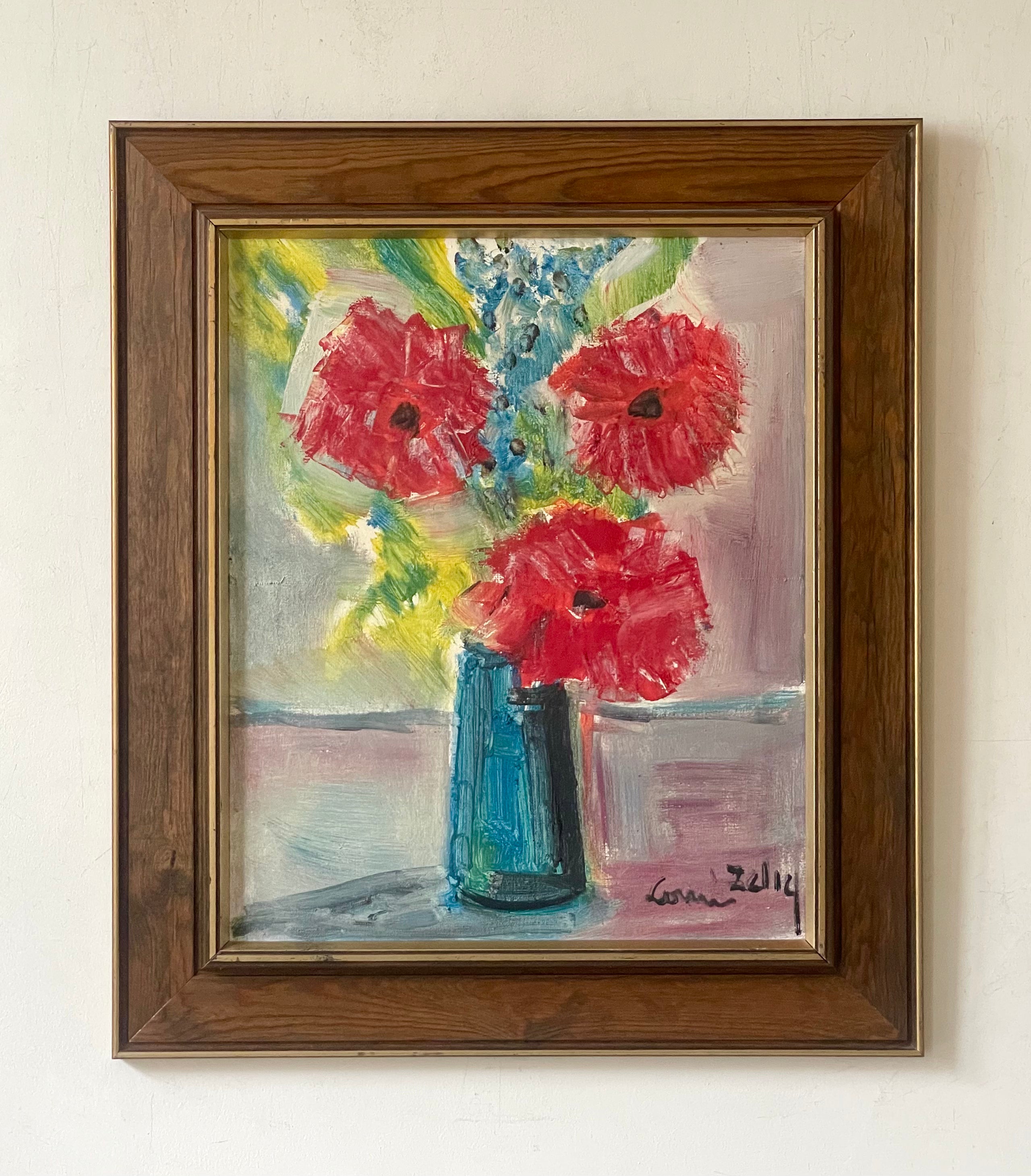 Red Dahlias