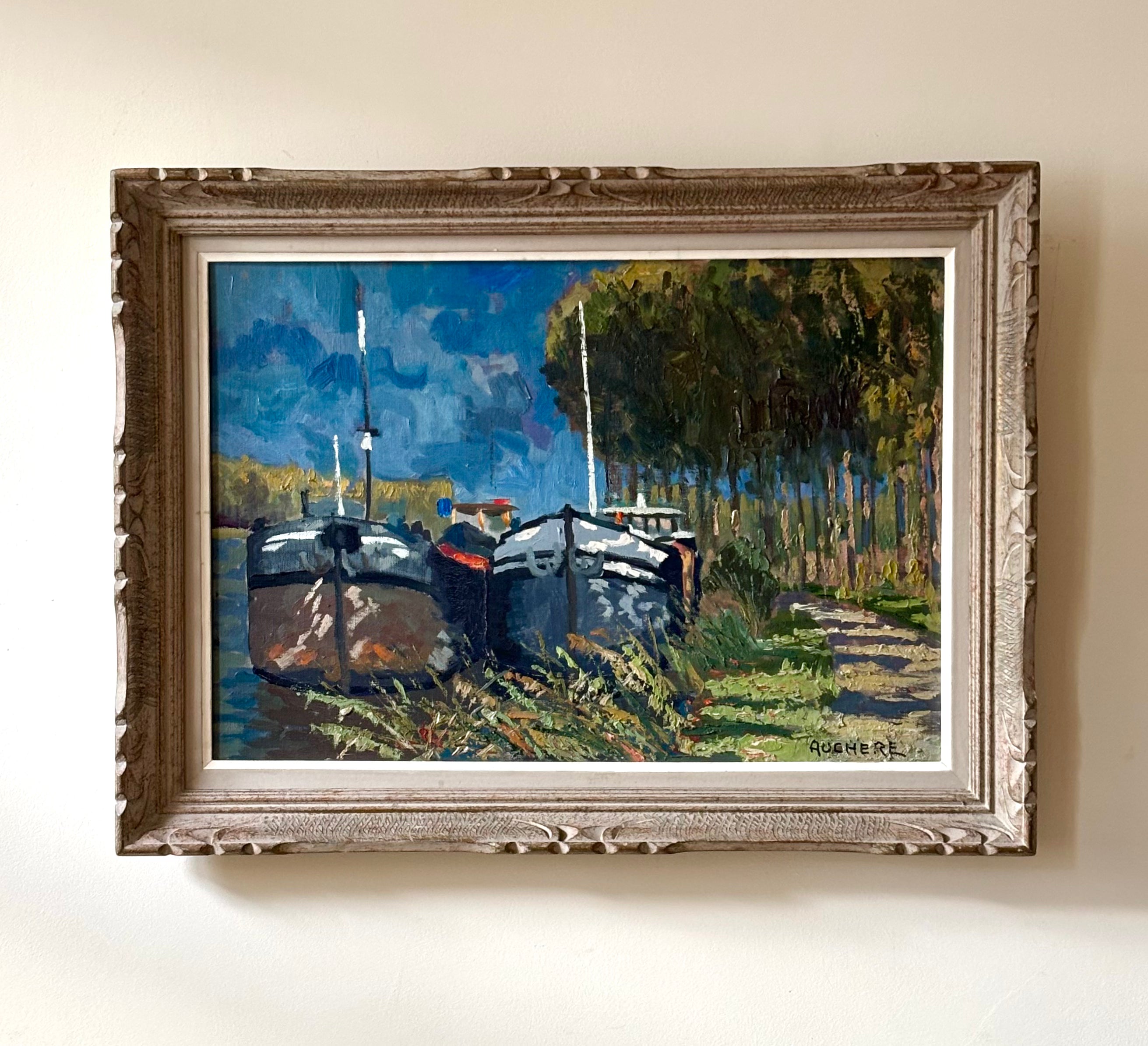 Barges on the Canal