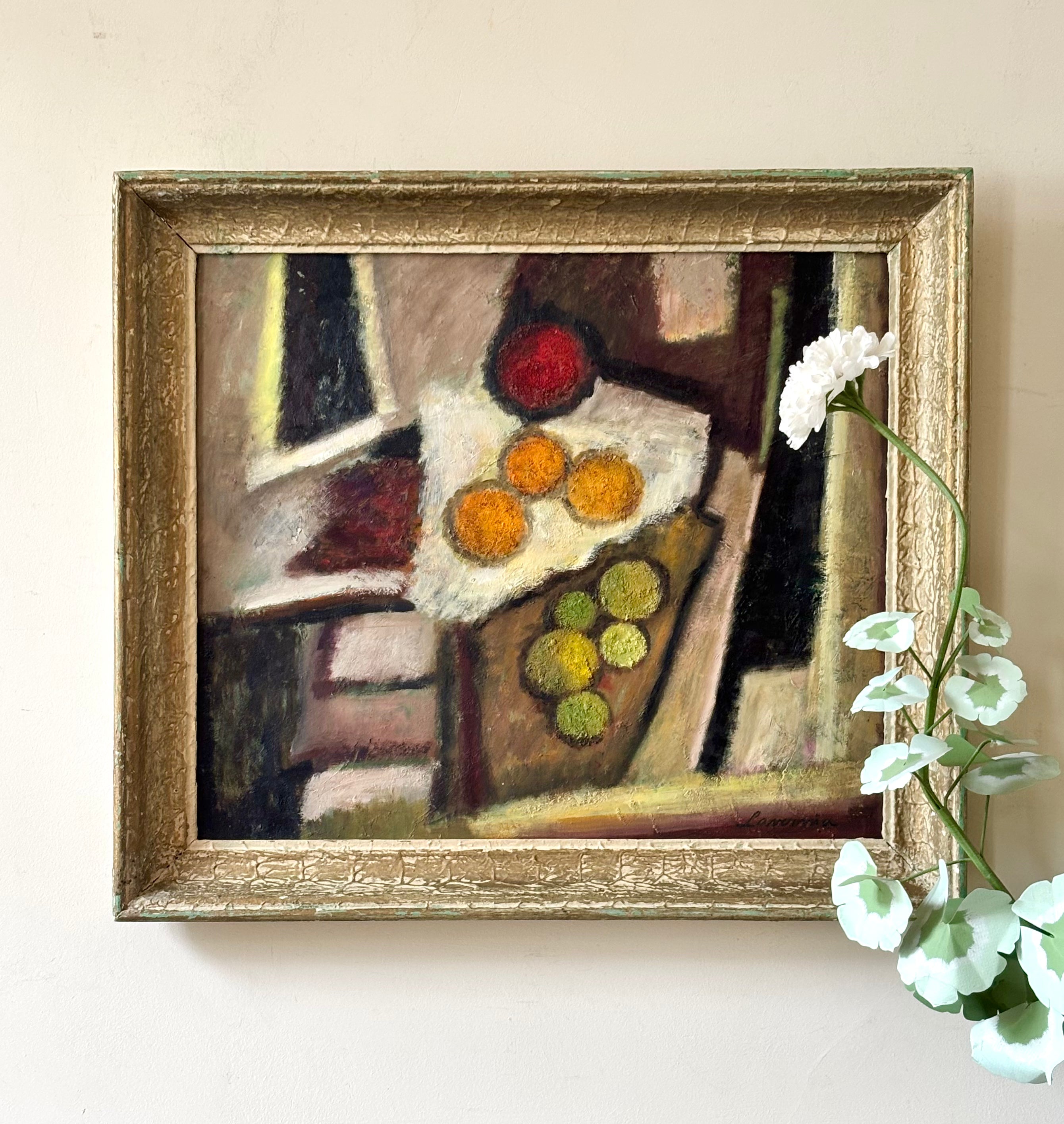 Abstract Still Life with Fruit