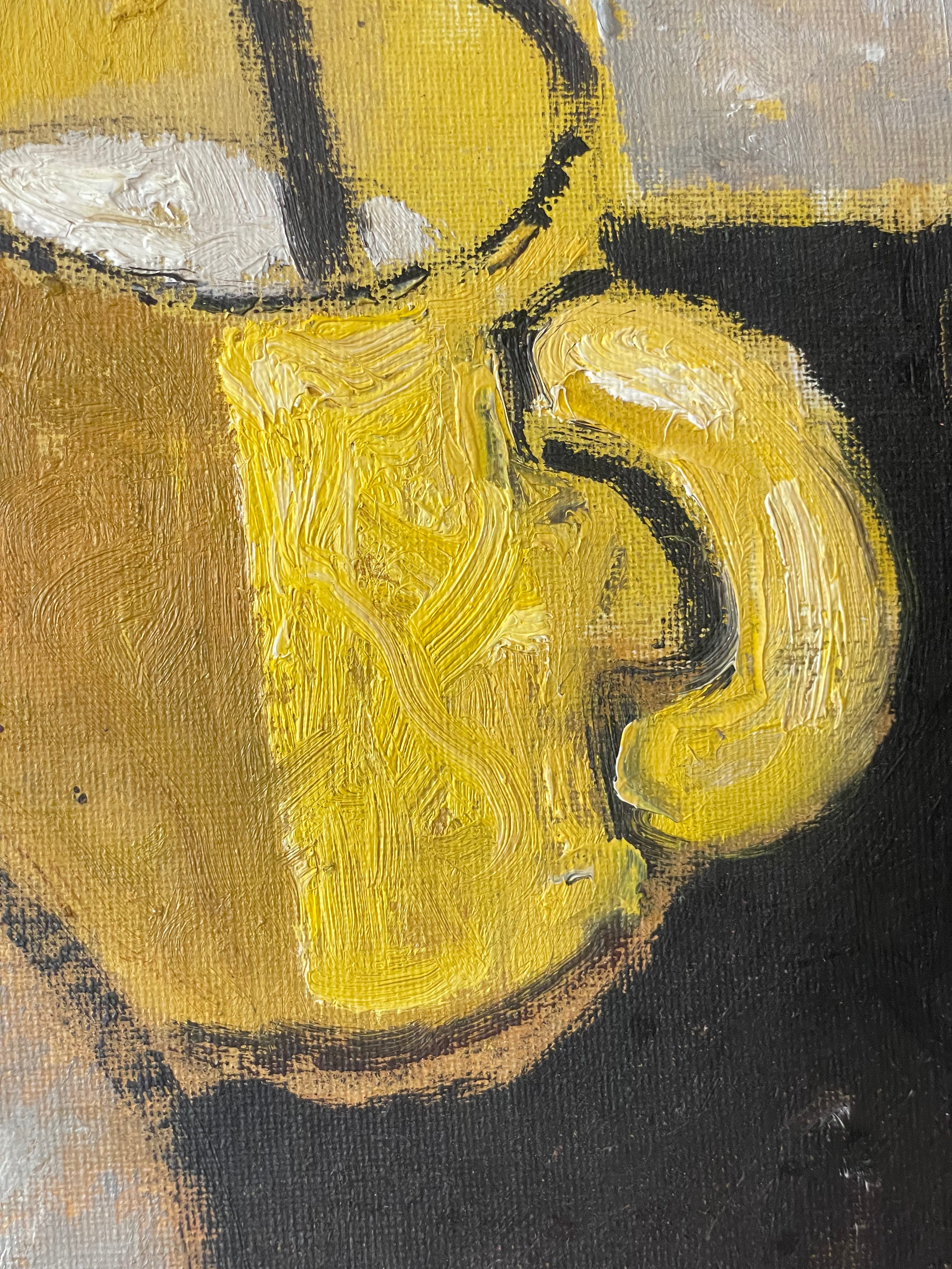 Yellow Mug and Pears