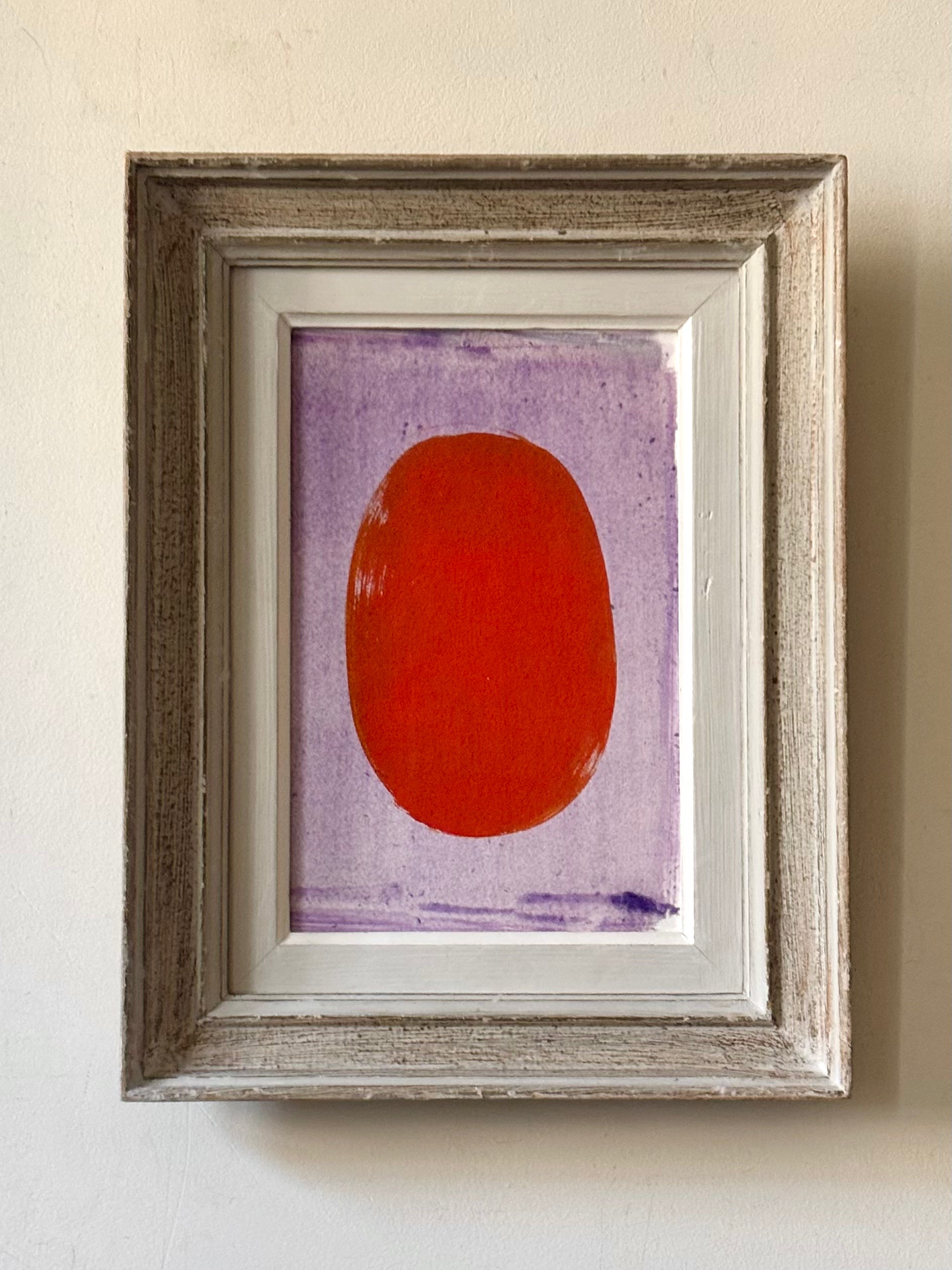 Orange on Purple