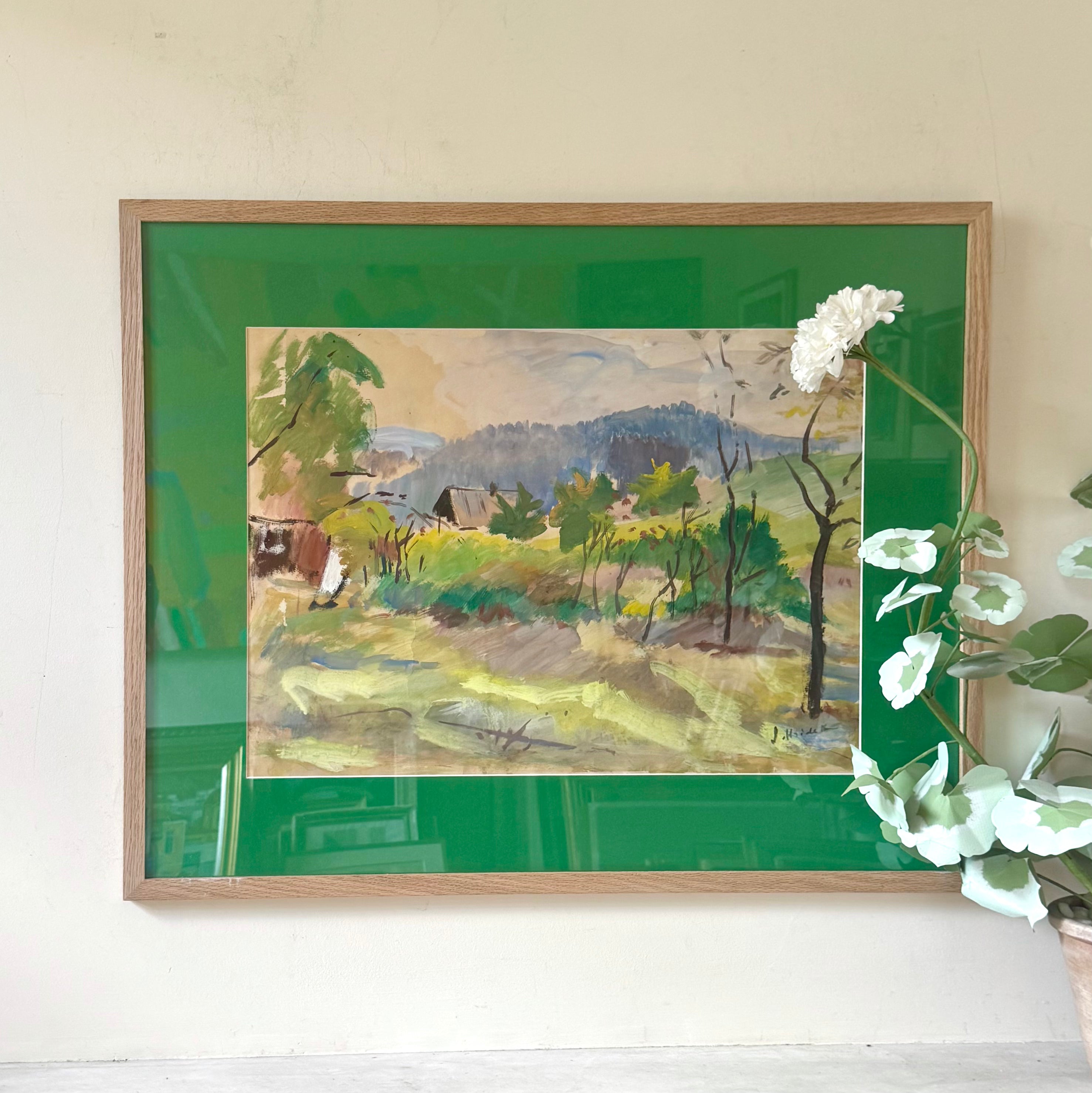 Landscape with Barn
