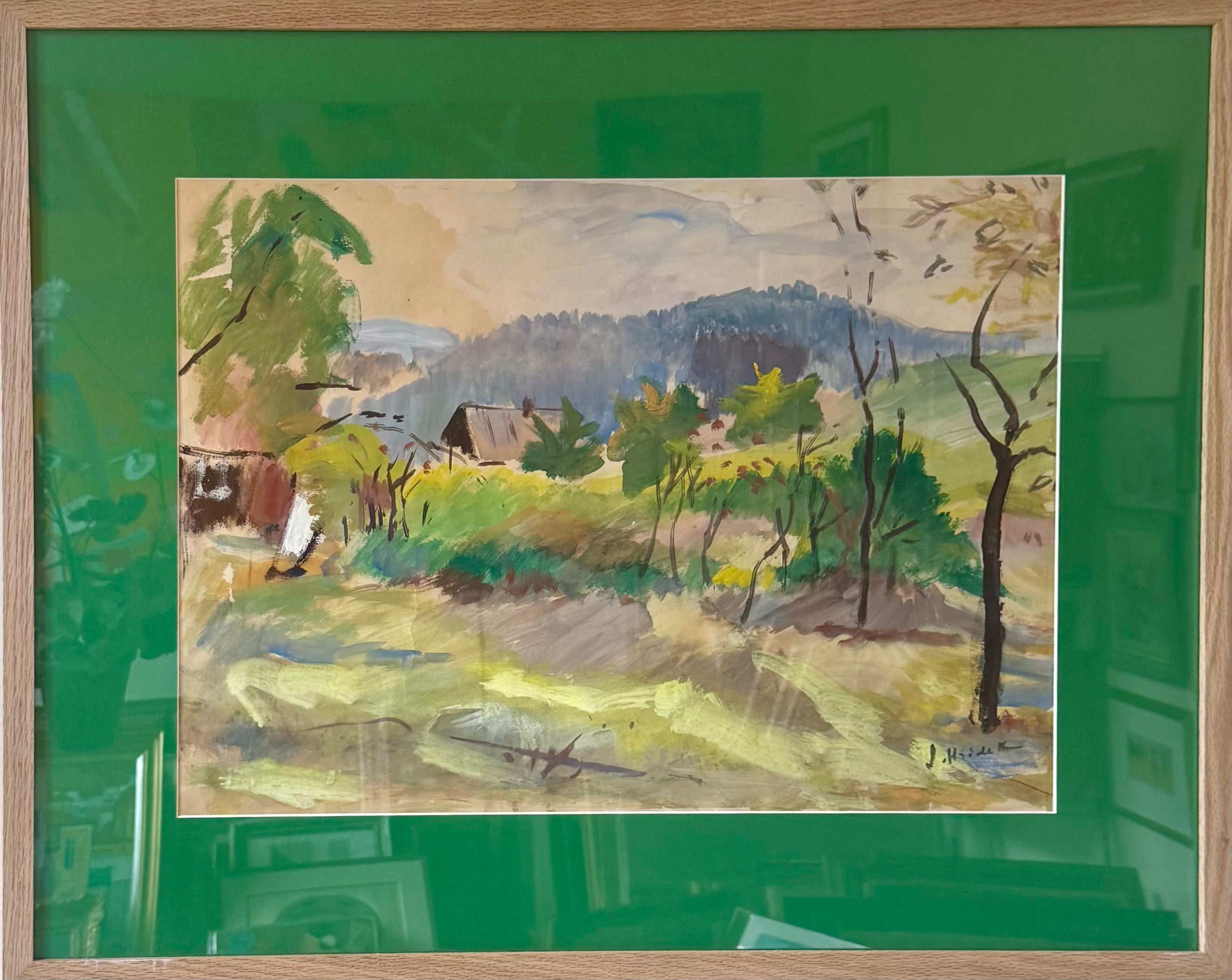Landscape with Barn