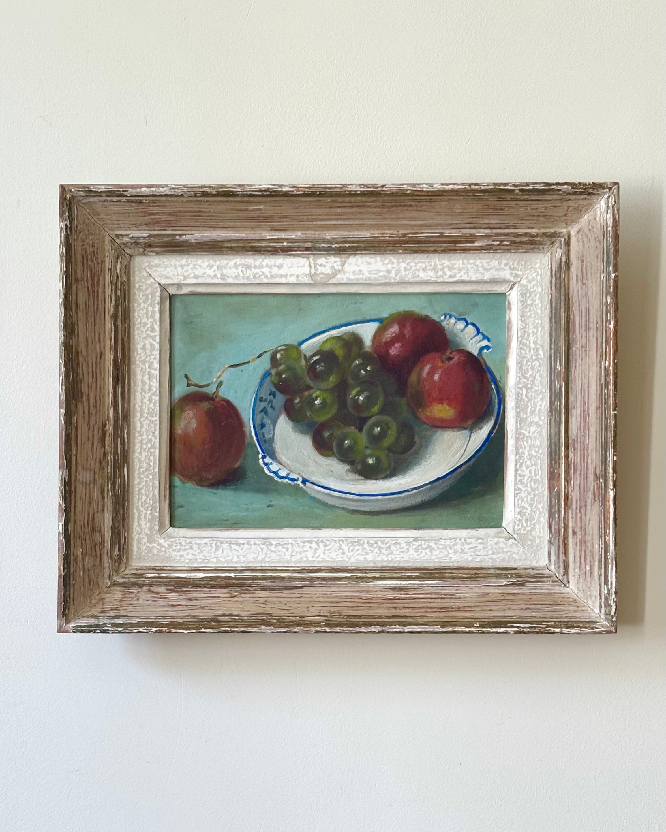 Still Life with Apples and Grapes