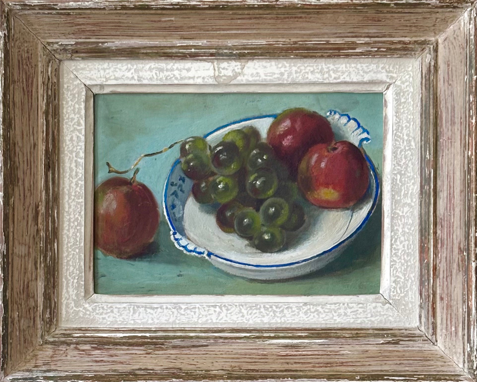 Still Life with Apples and Grapes
