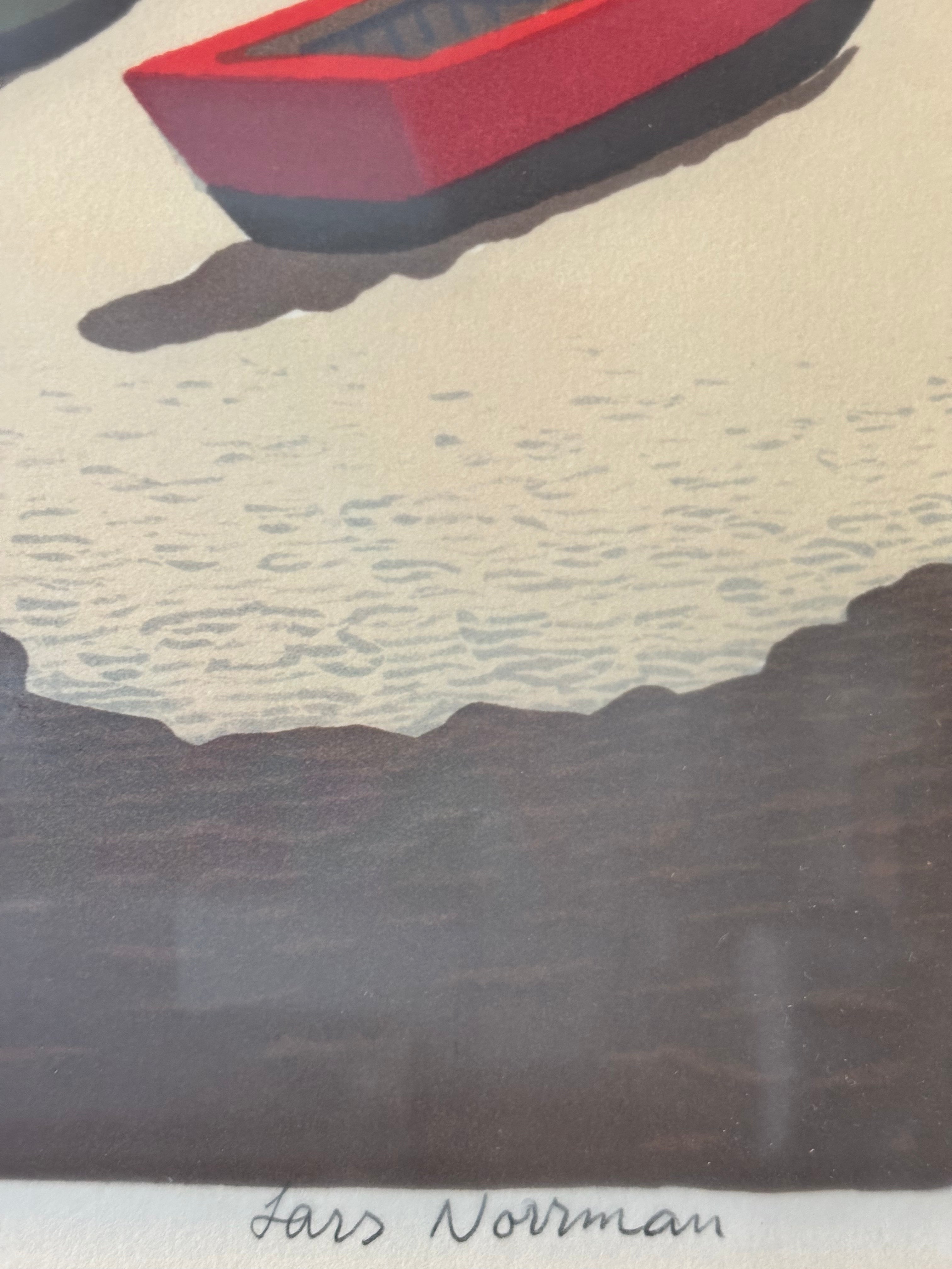 Woman Beside the Boats