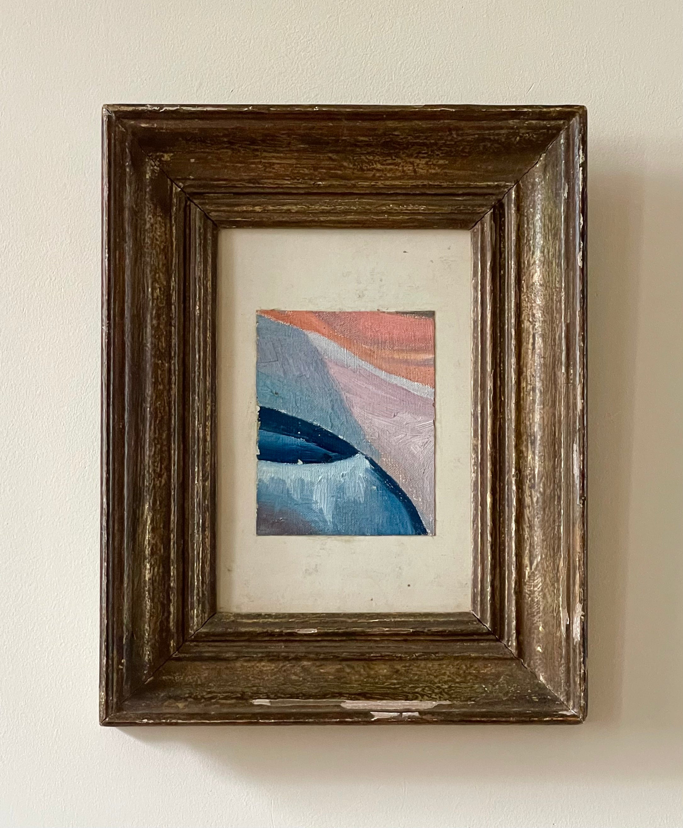 Pink and Blue Abstract