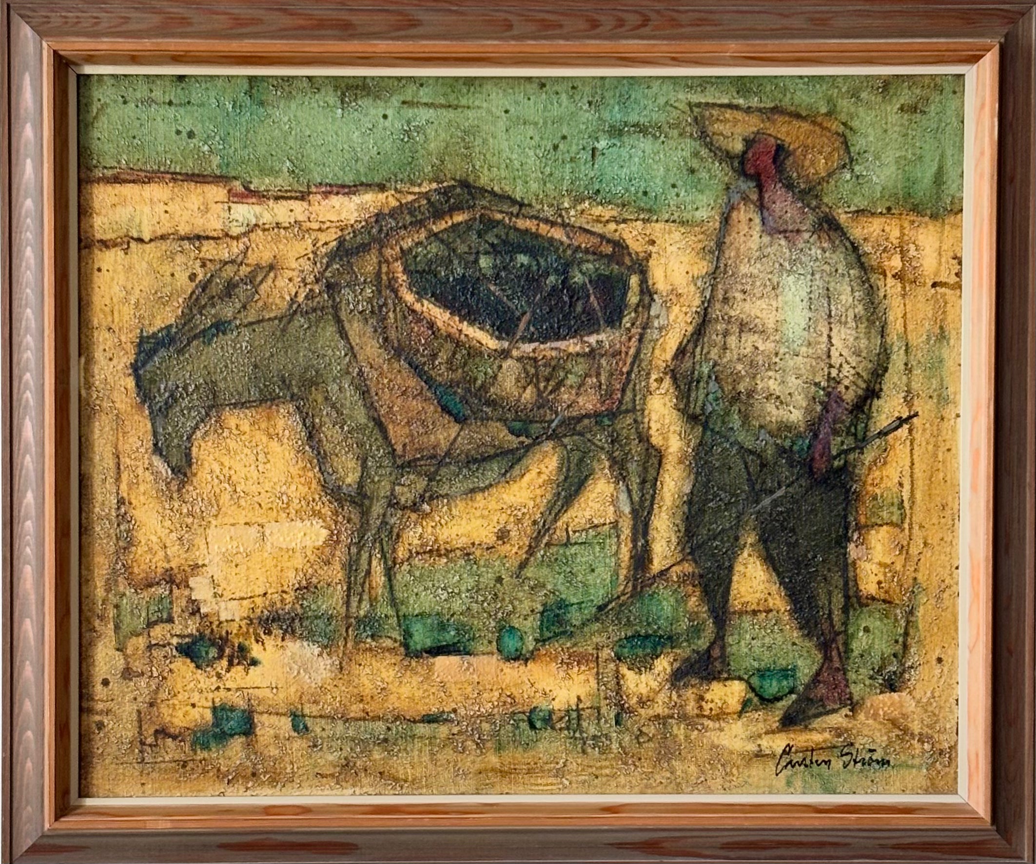 Man with a Donkey