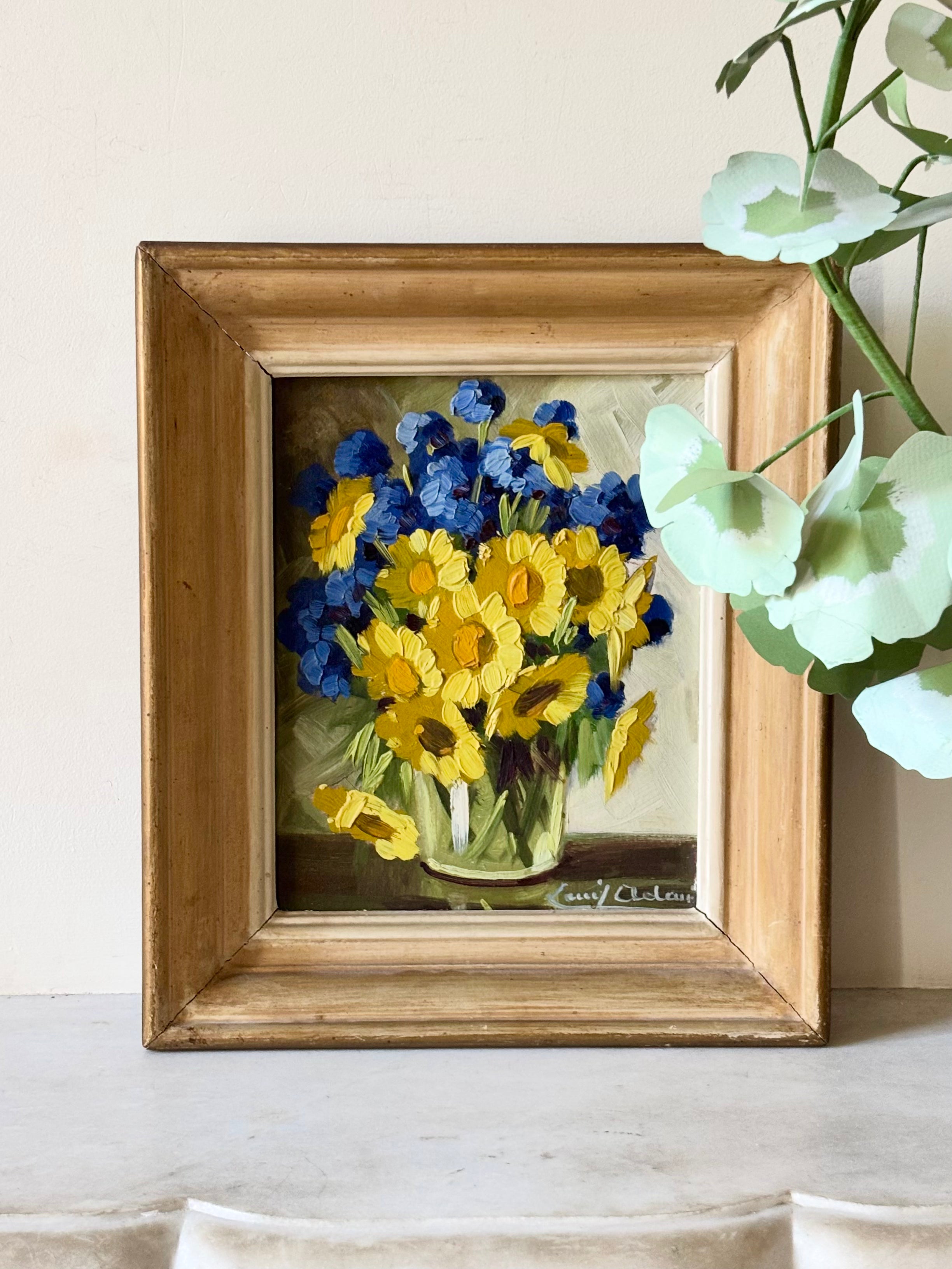 Blue and Yellow Flowers