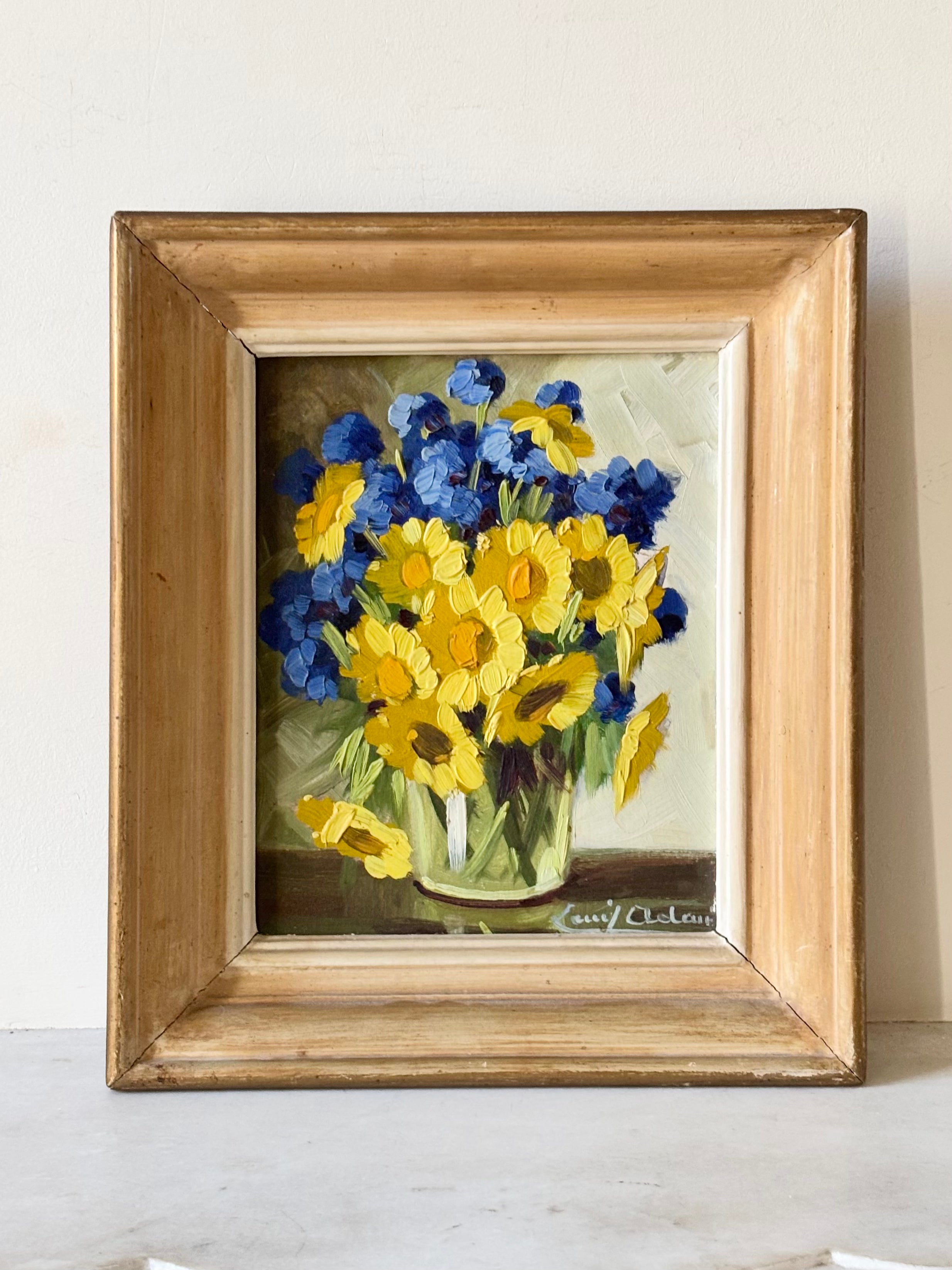 Blue and Yellow Flowers