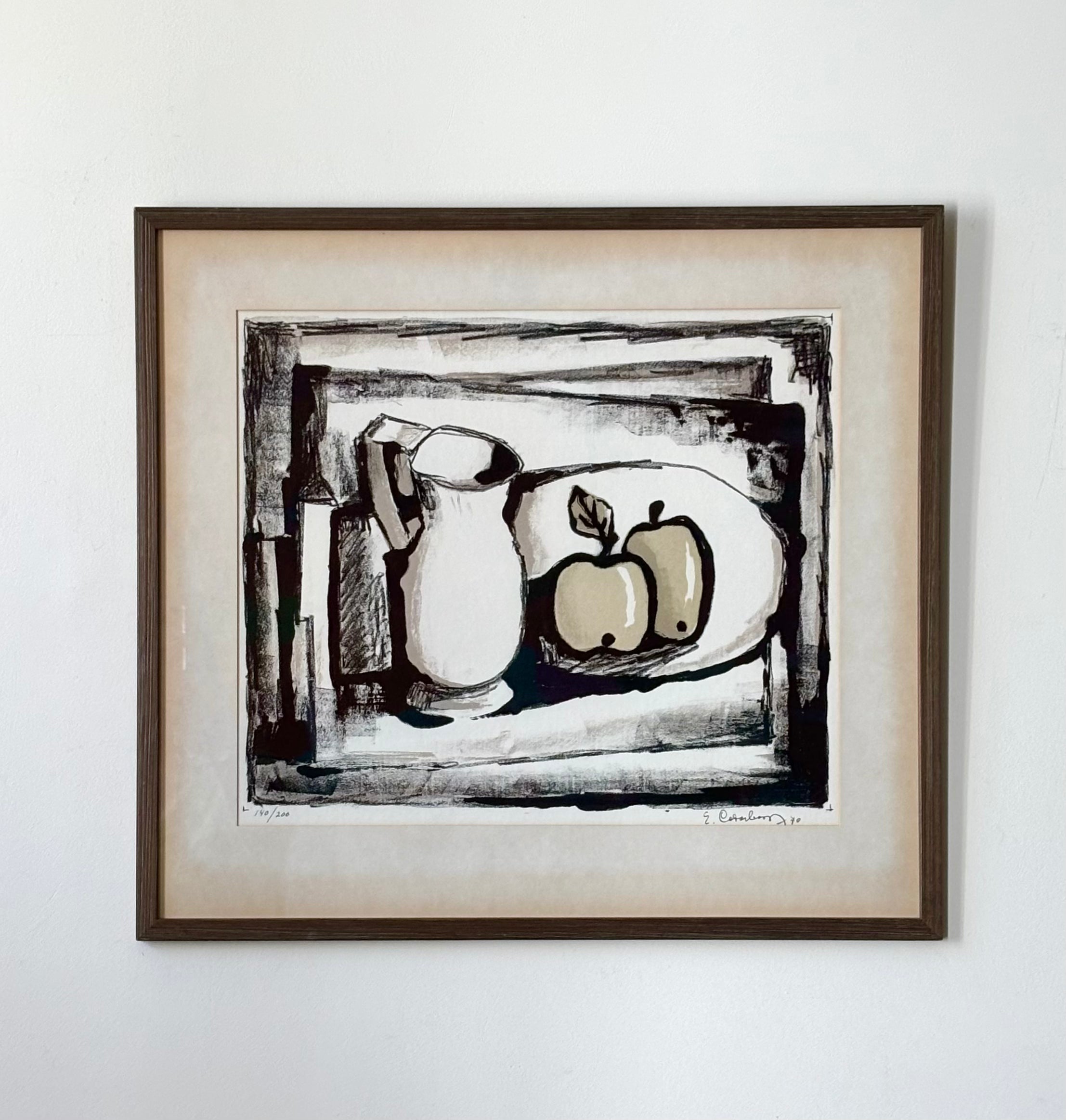 Milk Jug and Apples