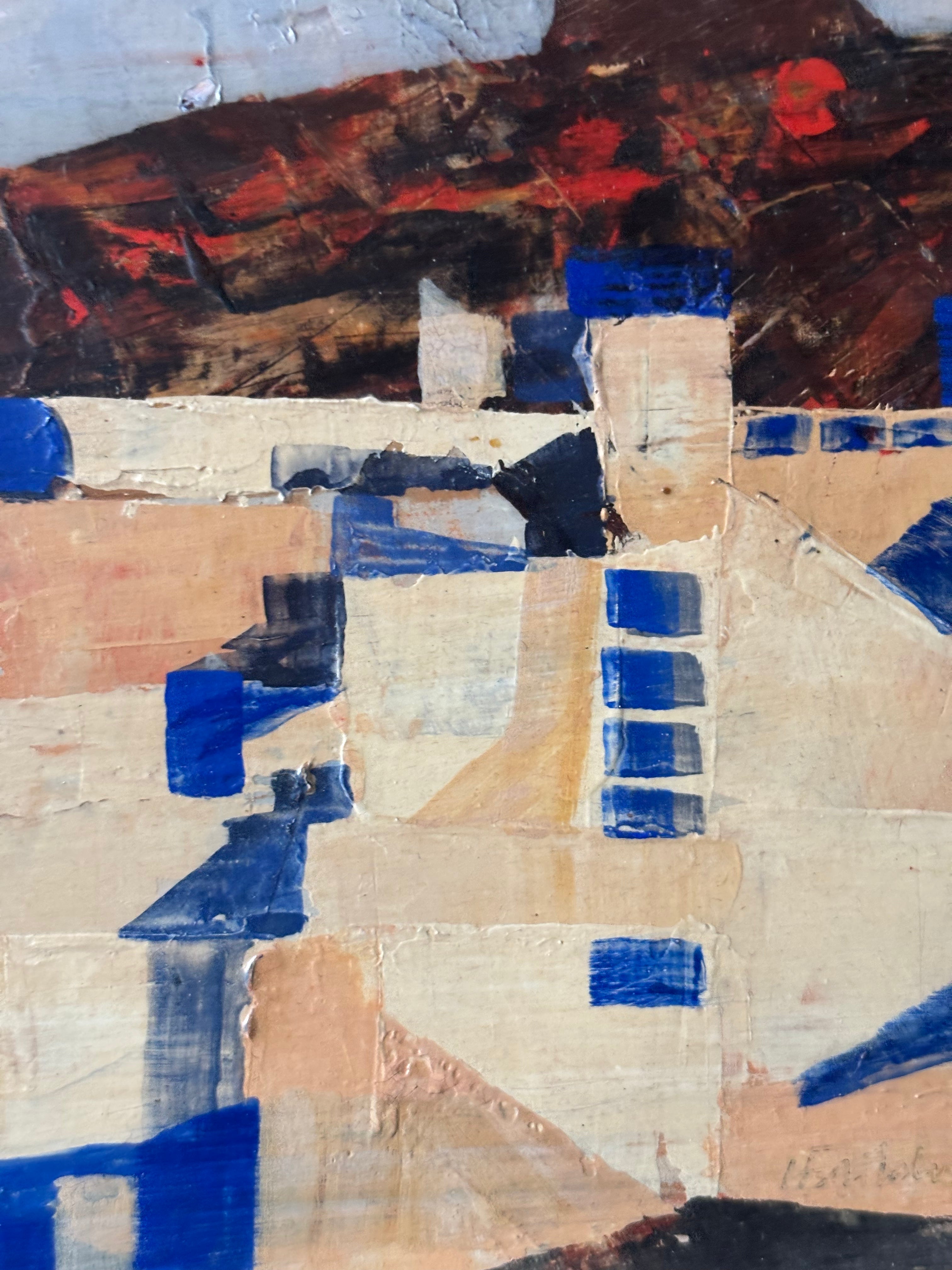 Abstract White Village