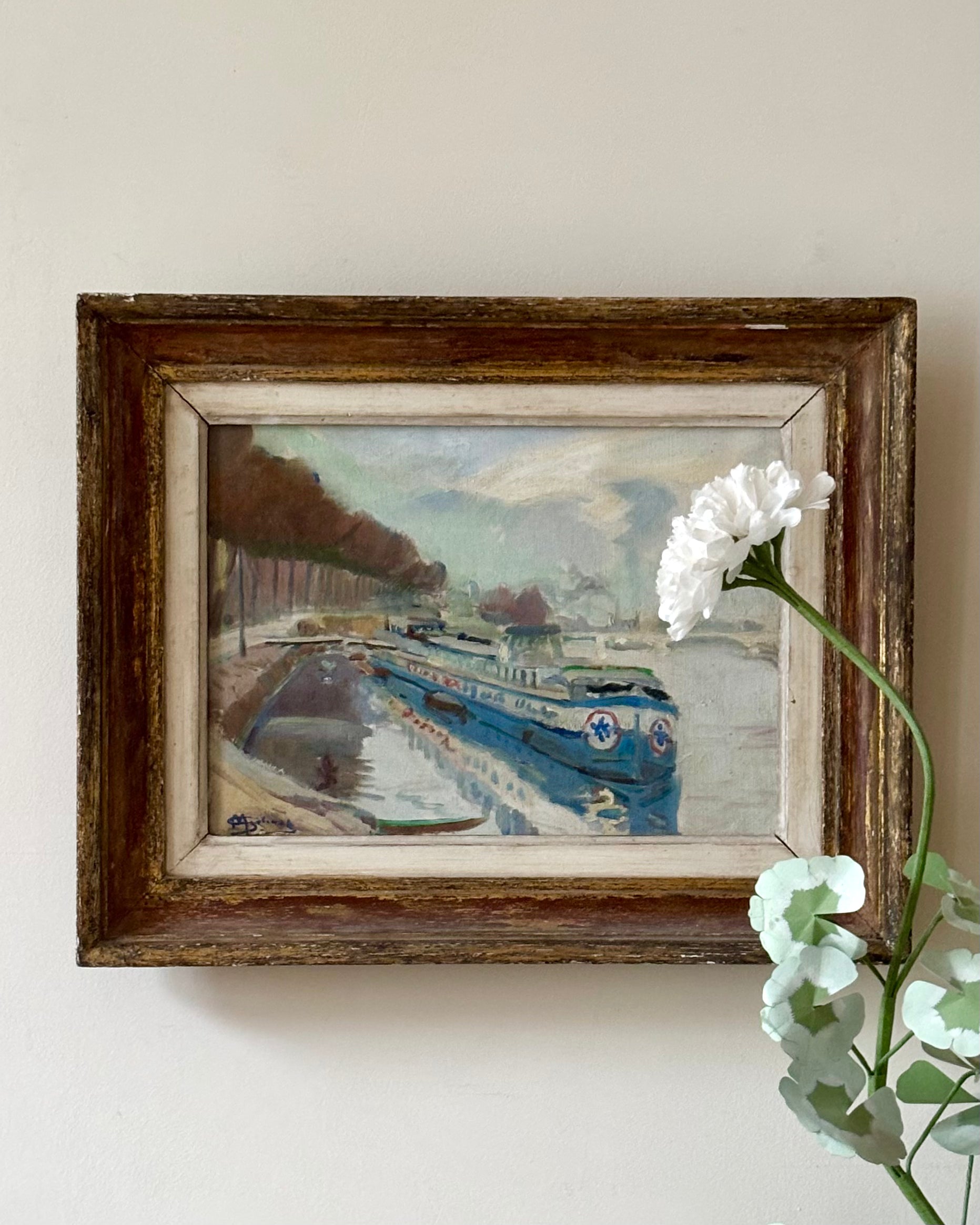 Barge in the Canal