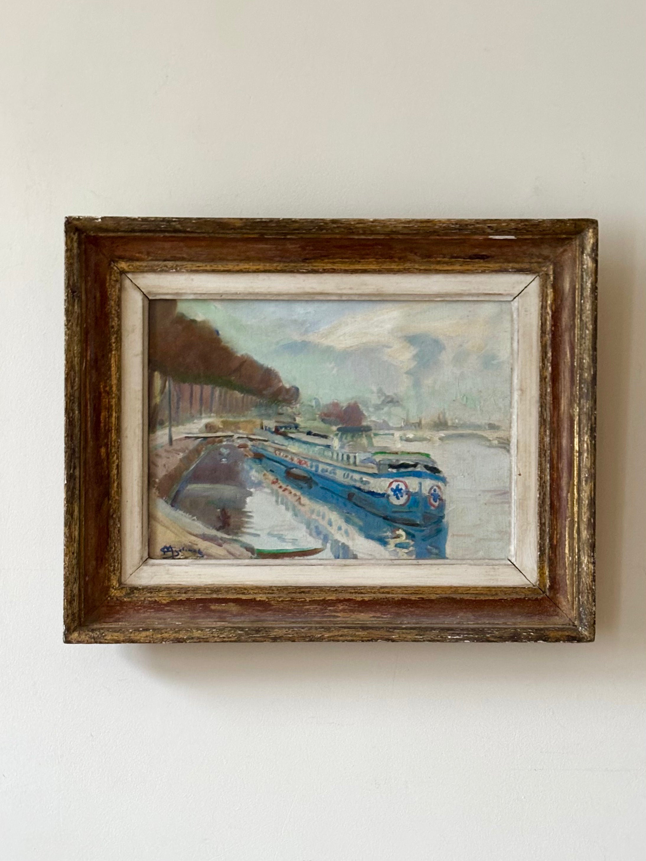 Barge in the Canal