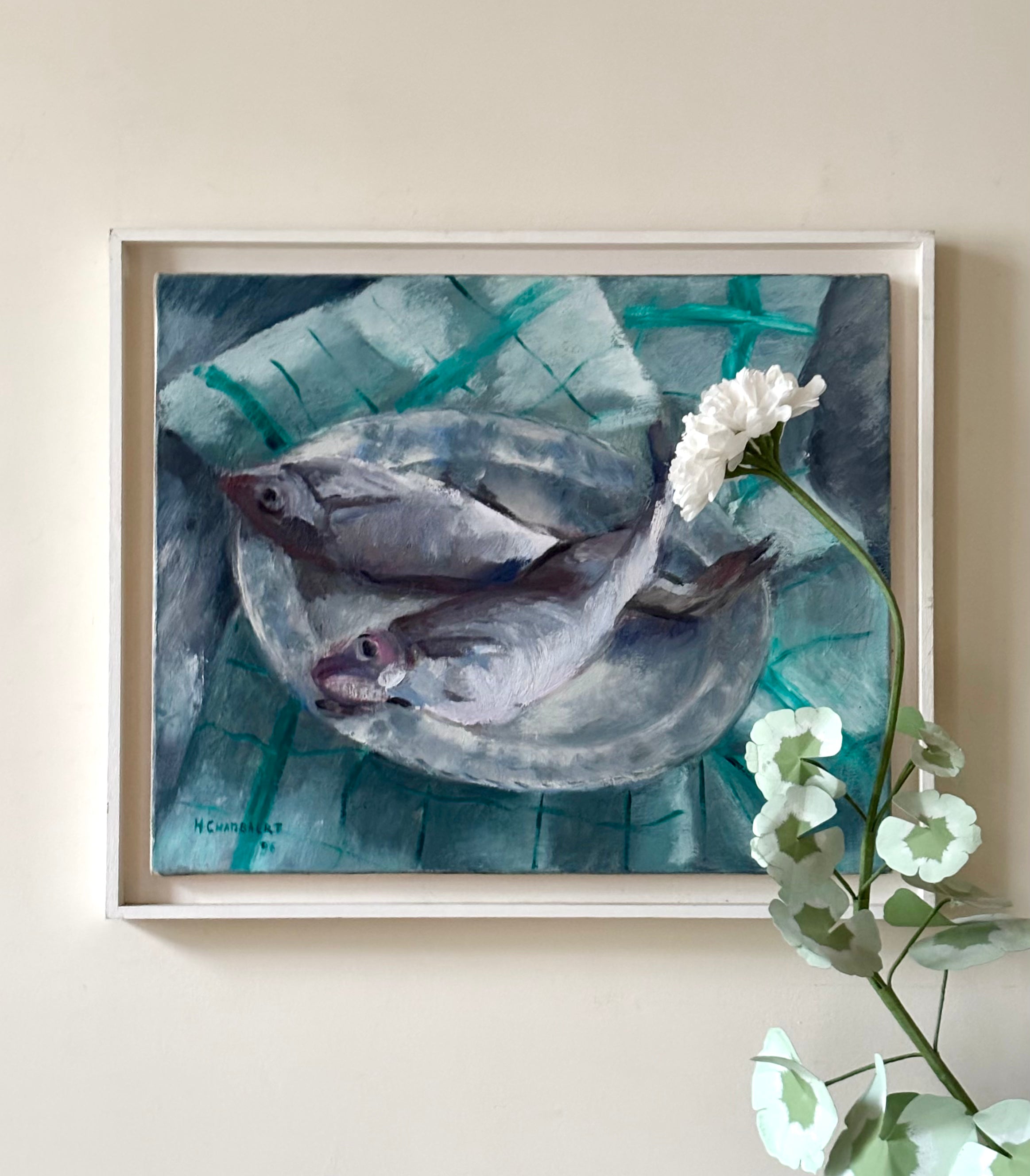 Fish on a White Plate