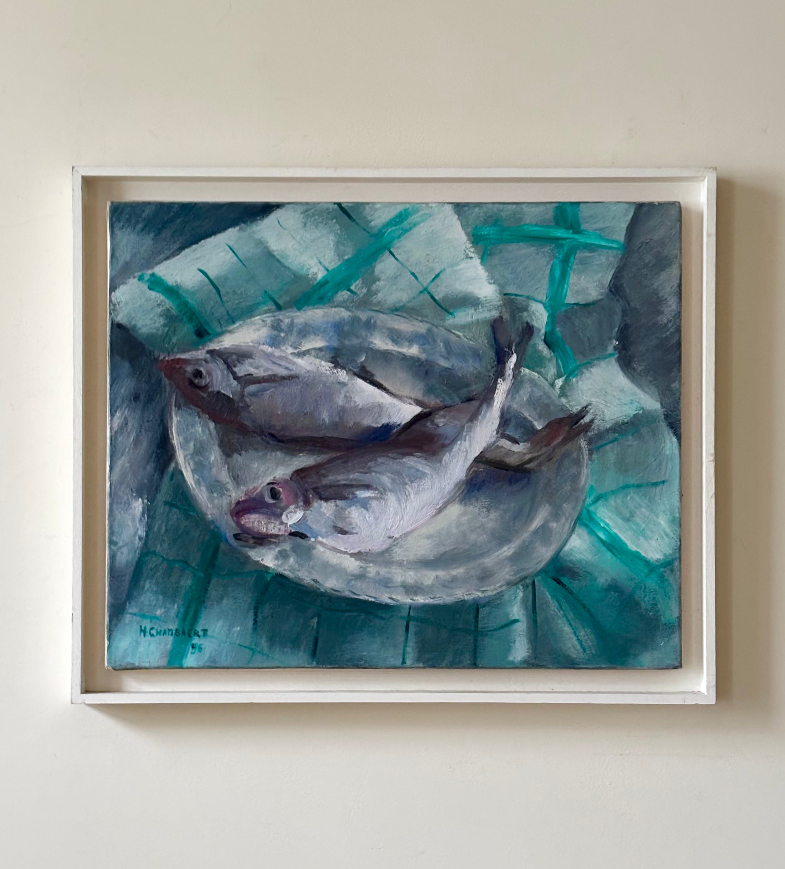 Fish on a White Plate