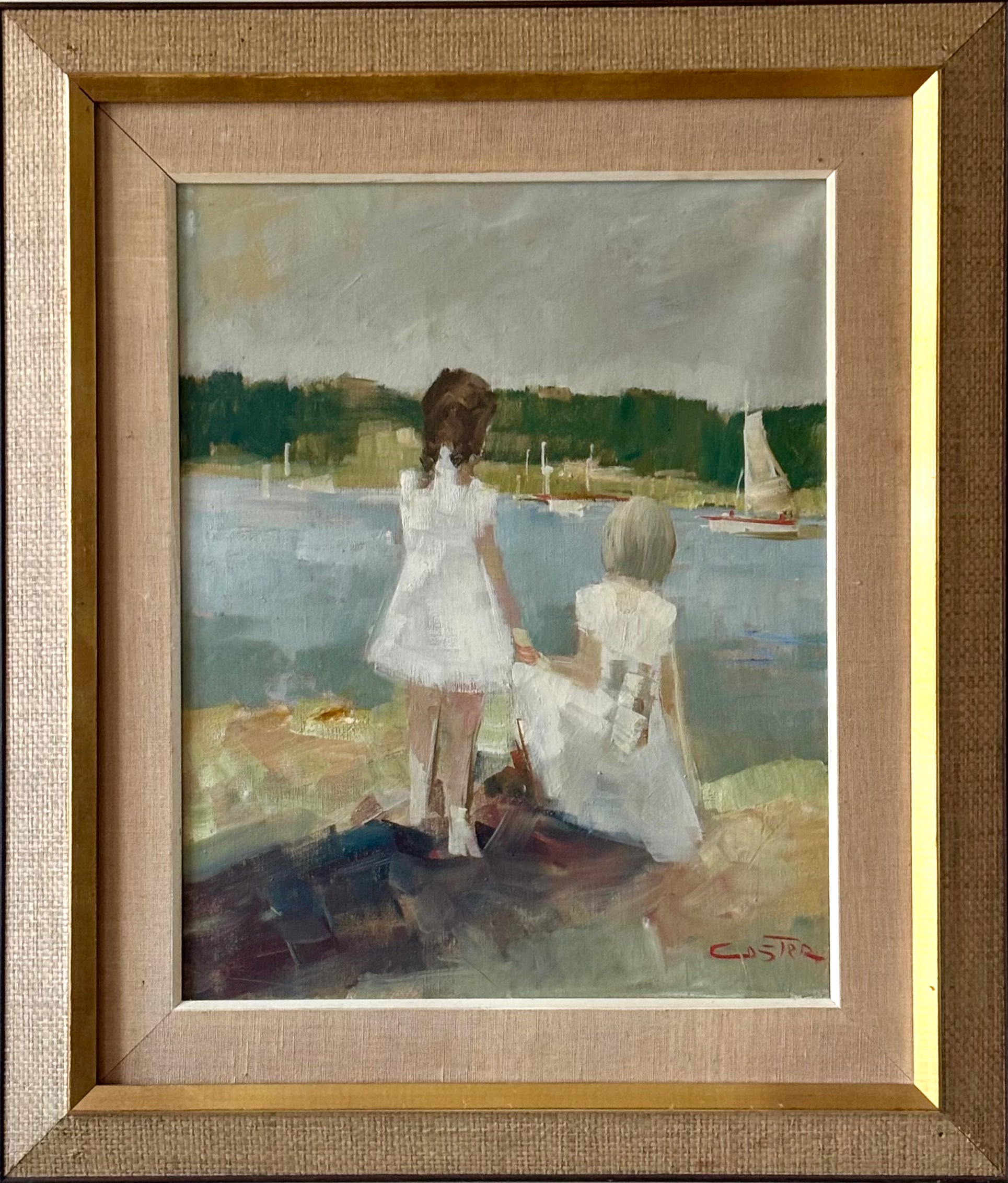 Looking at the Boats