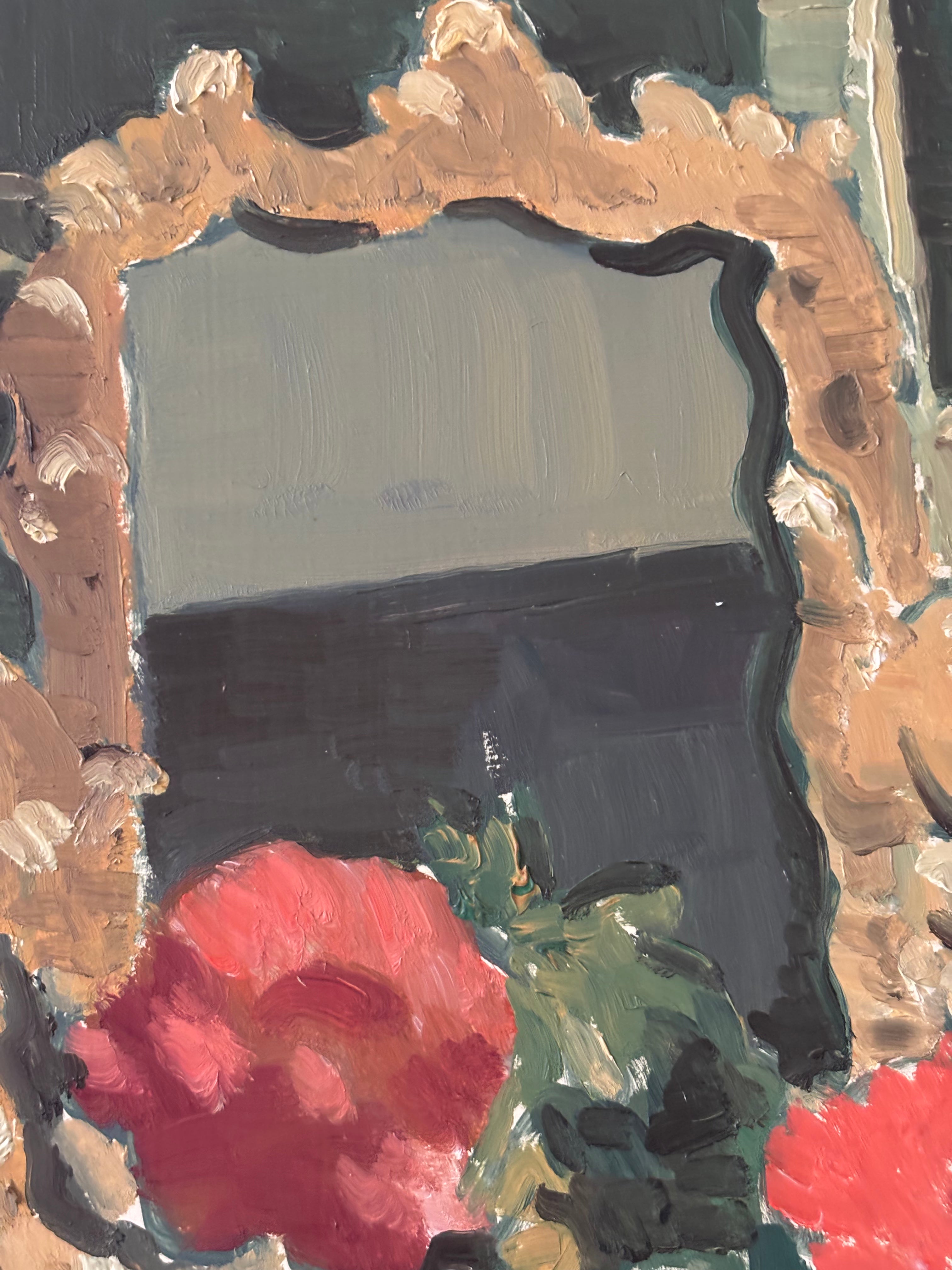 Geraniums on a Dressing Table