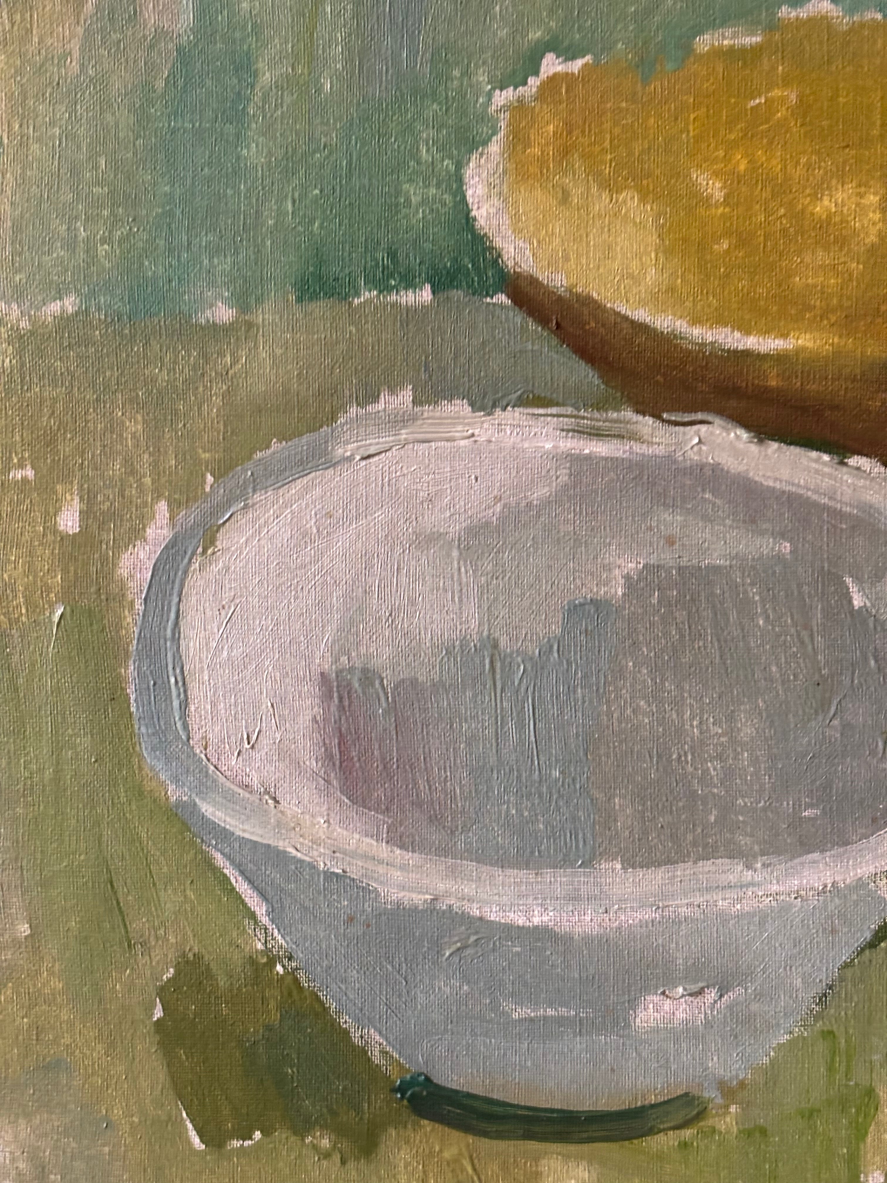 Yellow Flowers in a Blue Vase