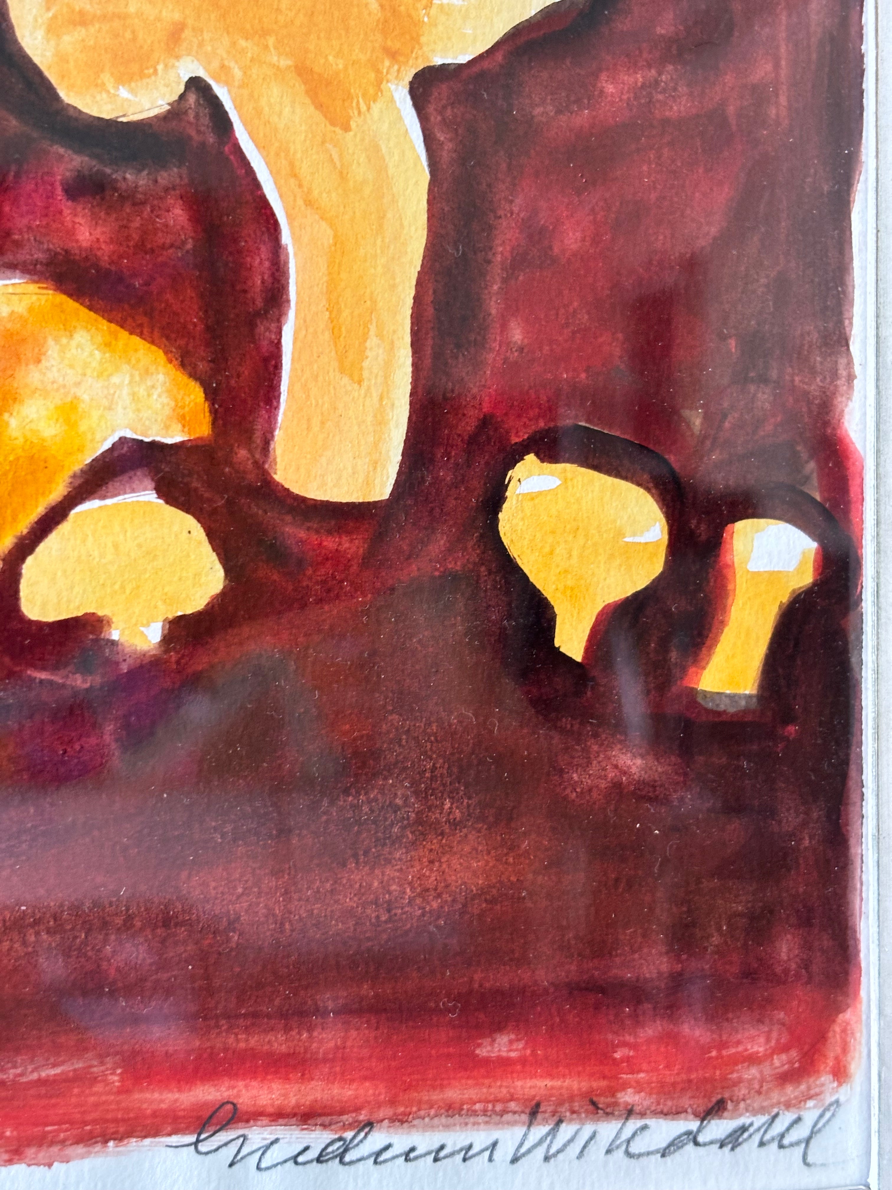 Watercolour Mushrooms