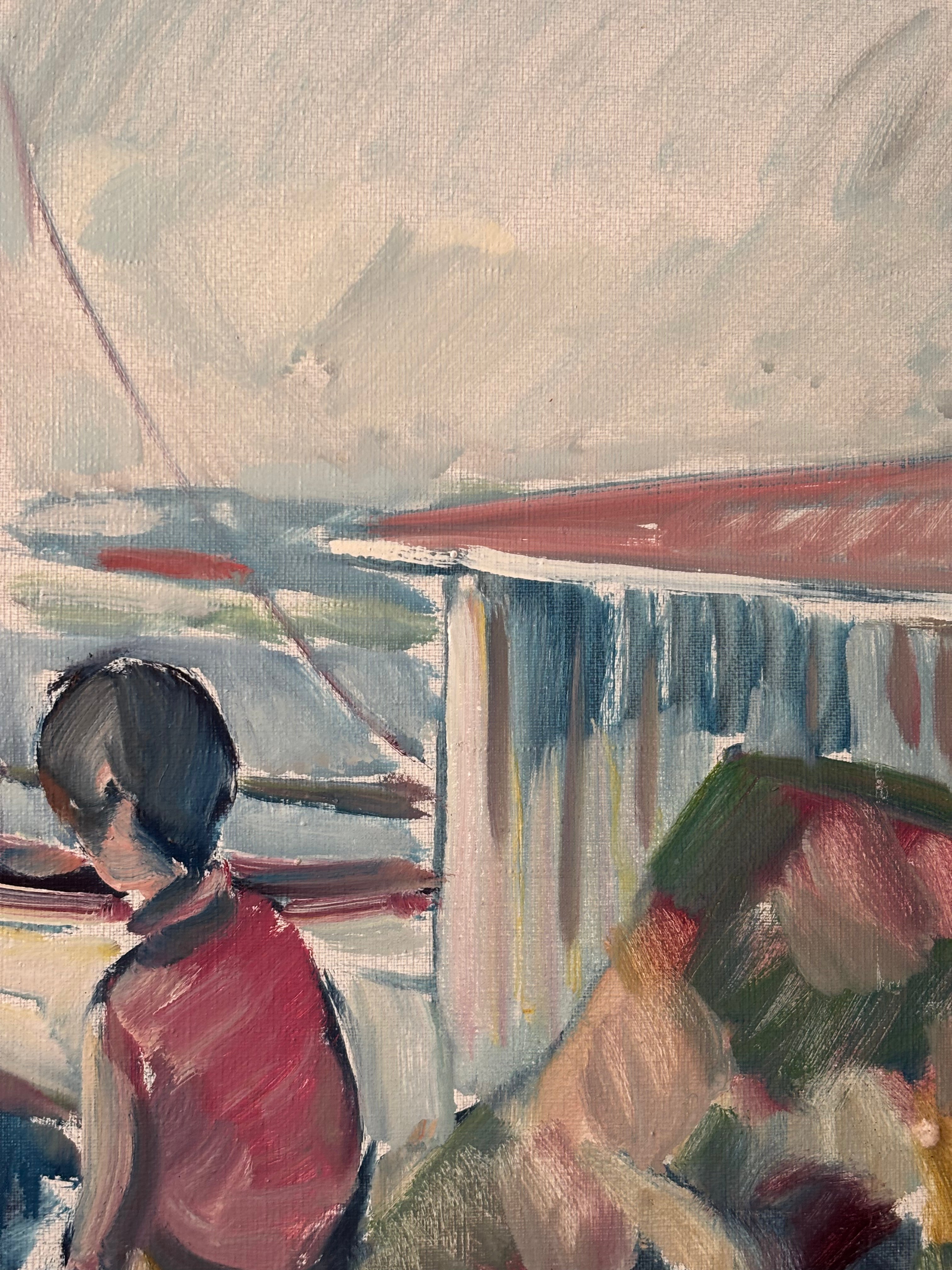 Boys with Sailing Ships