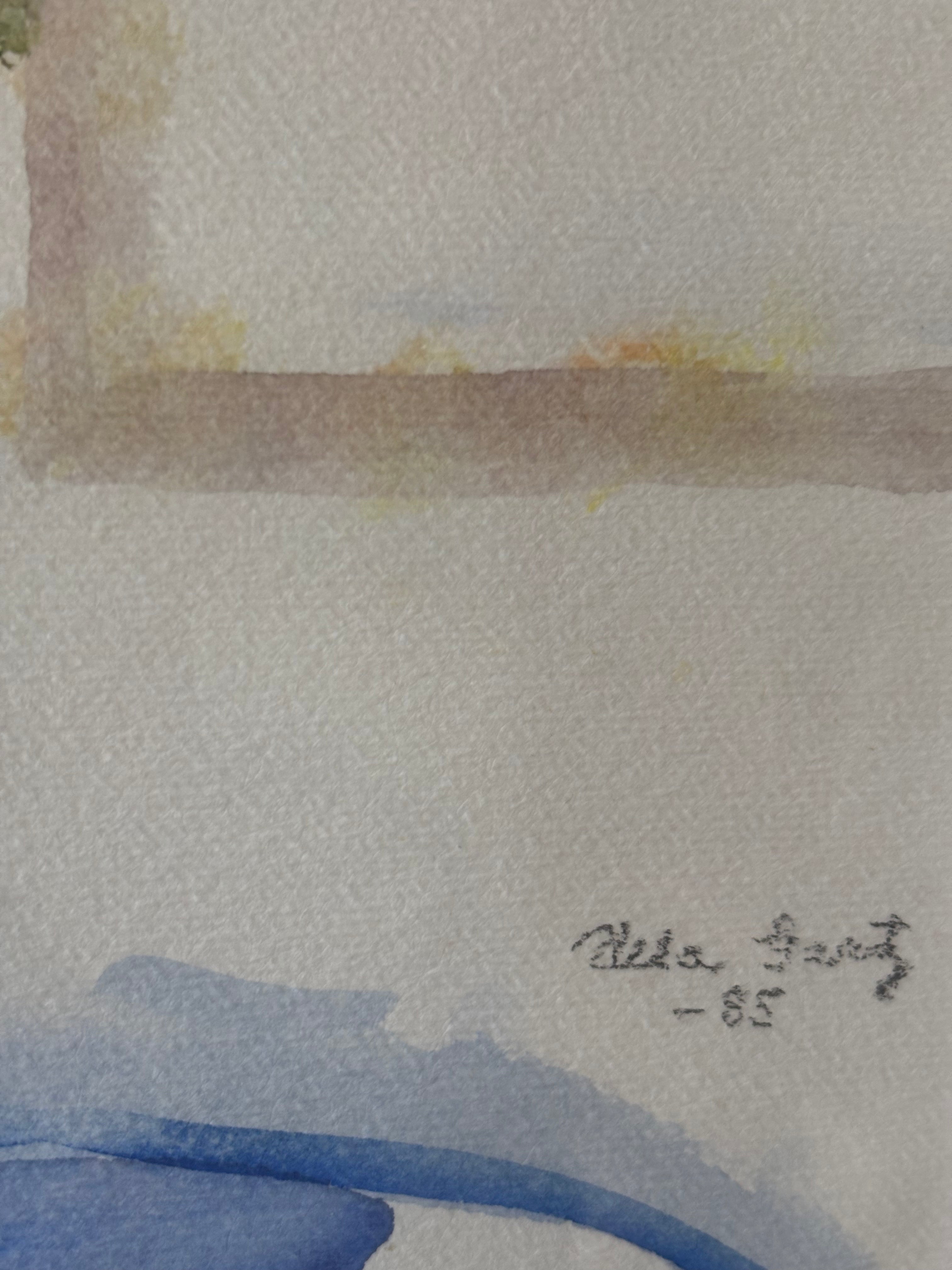 Summer Flowers in a White Vase