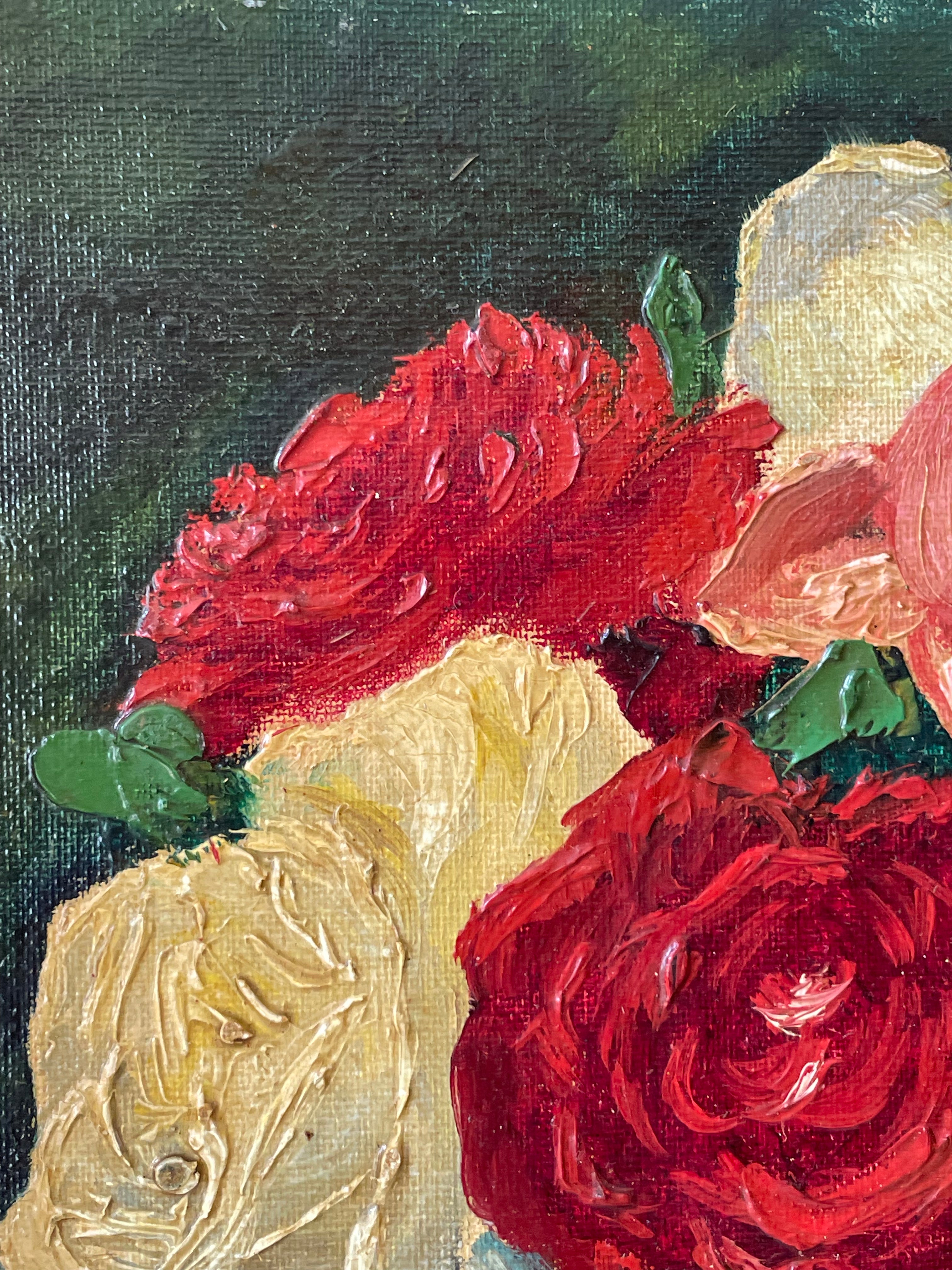 Roses in an Antique Vase
