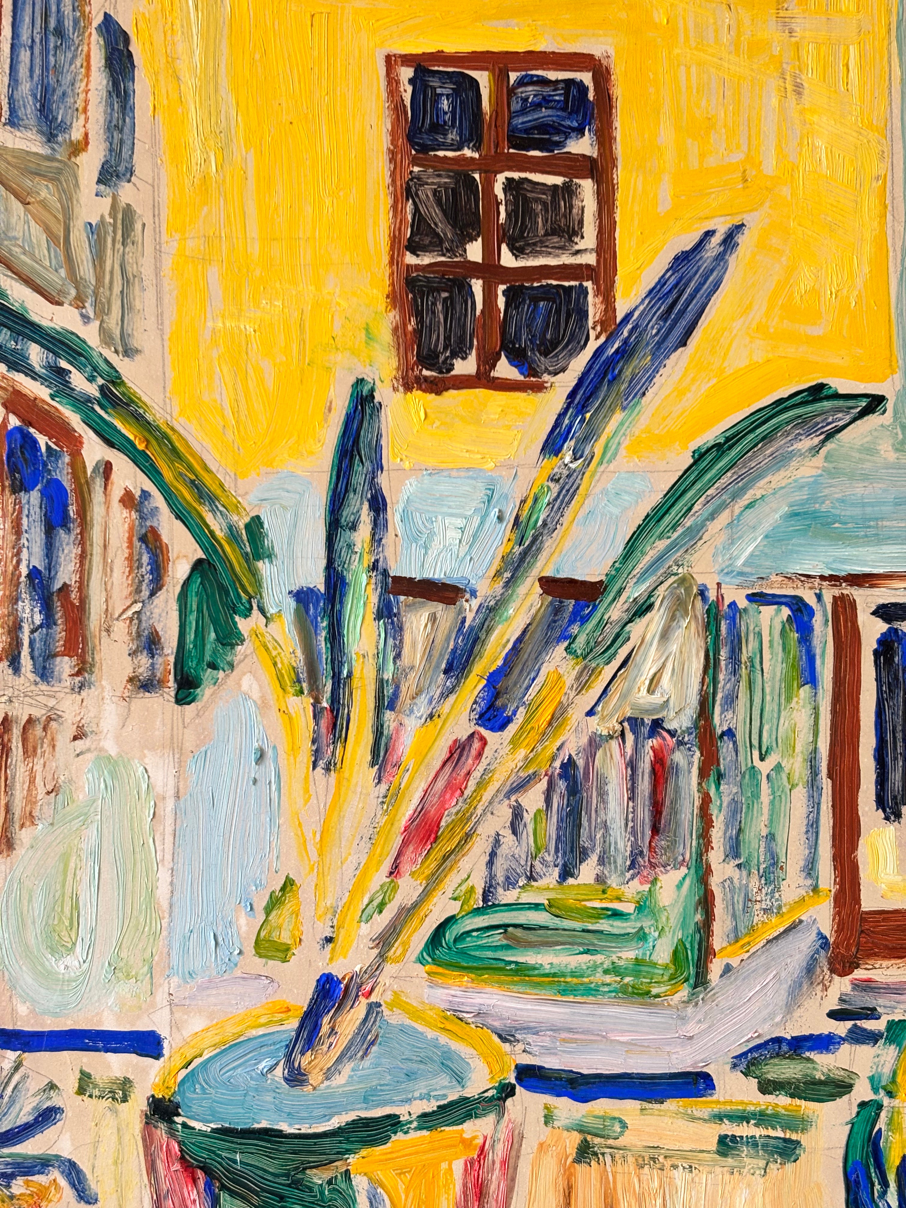 Still Life with a Yellow House