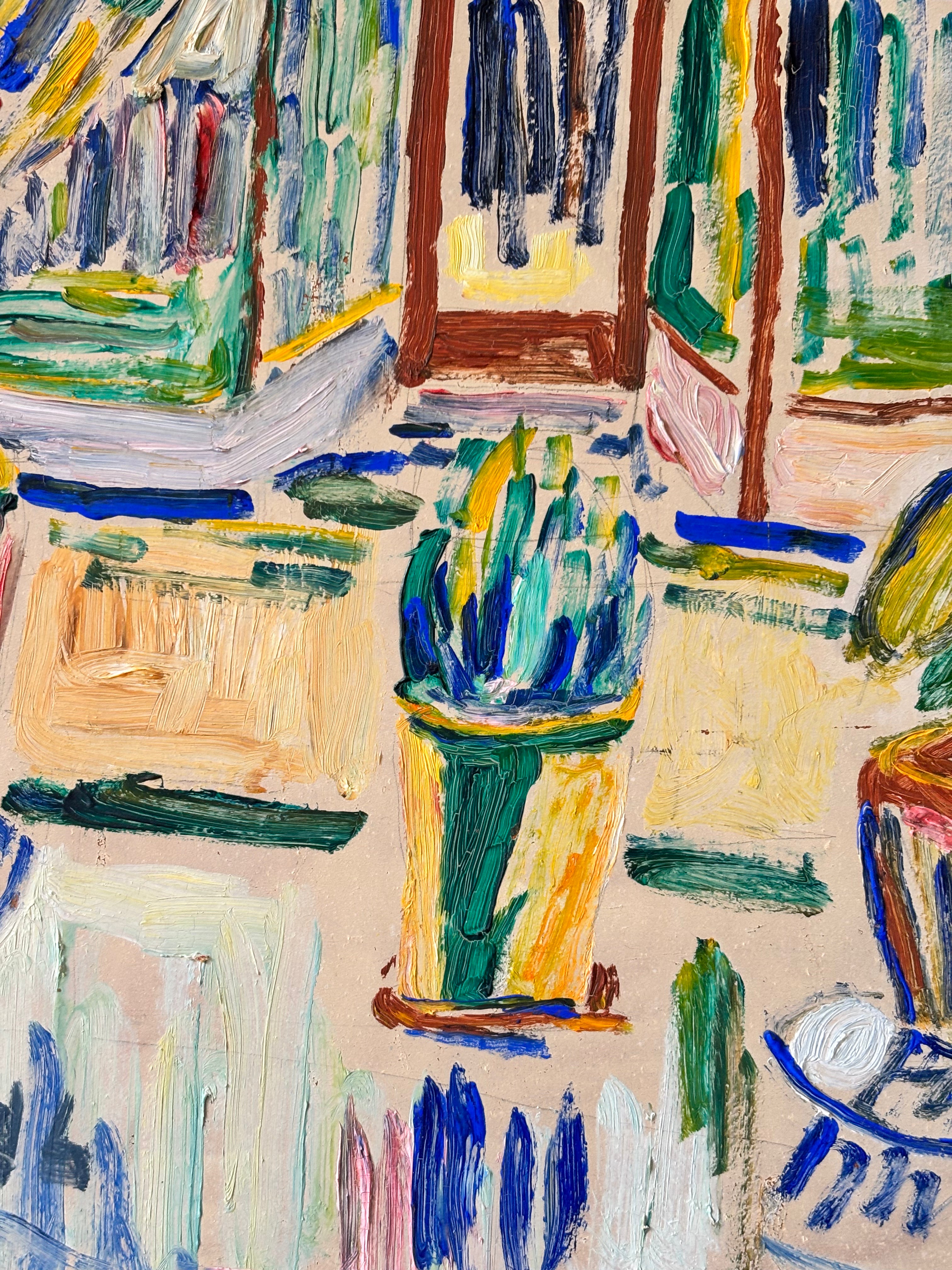 Still Life with a Yellow House
